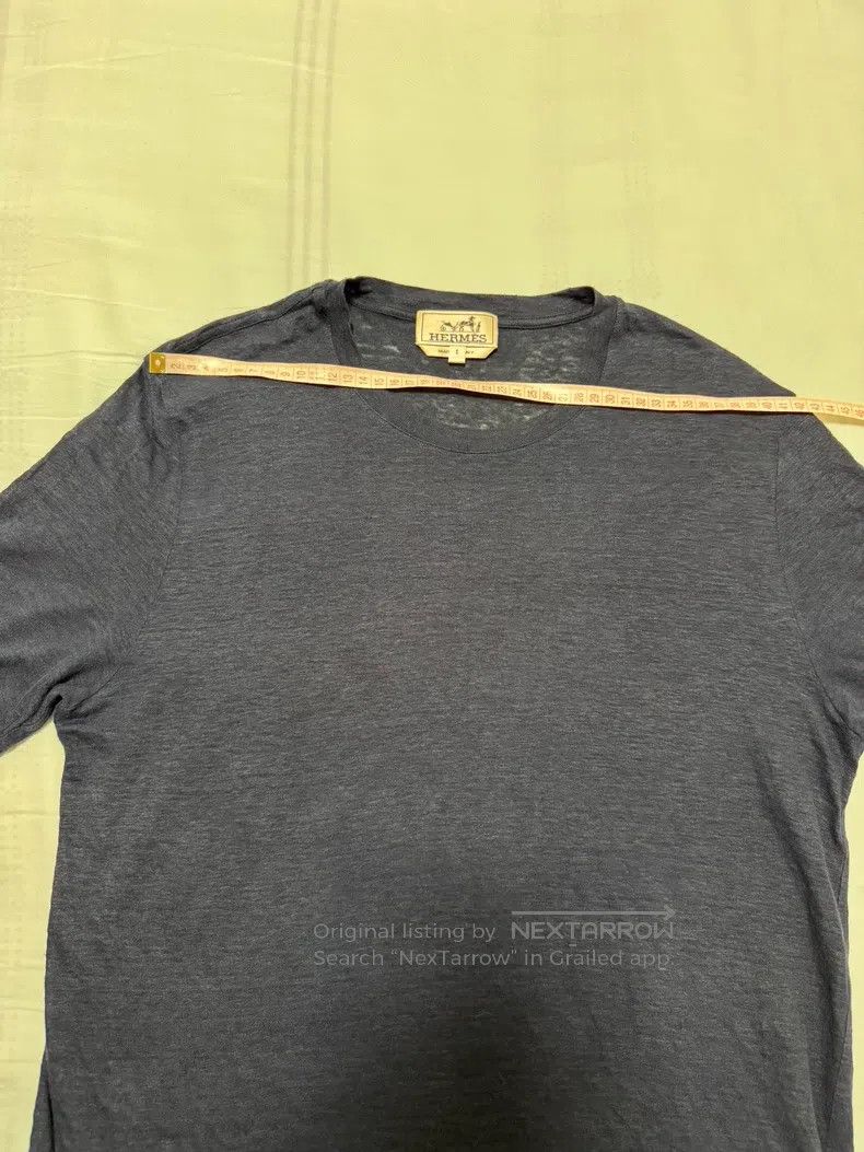 Hermes Hermes 100% linen short-sleeve T-shirt Size US S / EU 44-46 / 1 - 3 Thumbnail