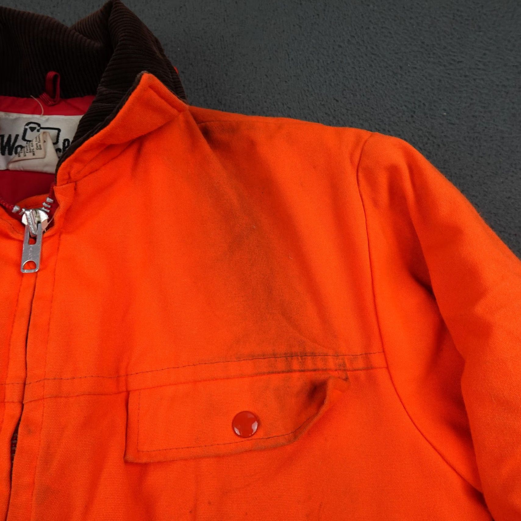 Vintage VINTAGE Woolrich Coat Mens M Orange Hunting Parka Jacket Quilted Lined 80s Size US M / EU 48-50 / 2 - 5 Thumbnail