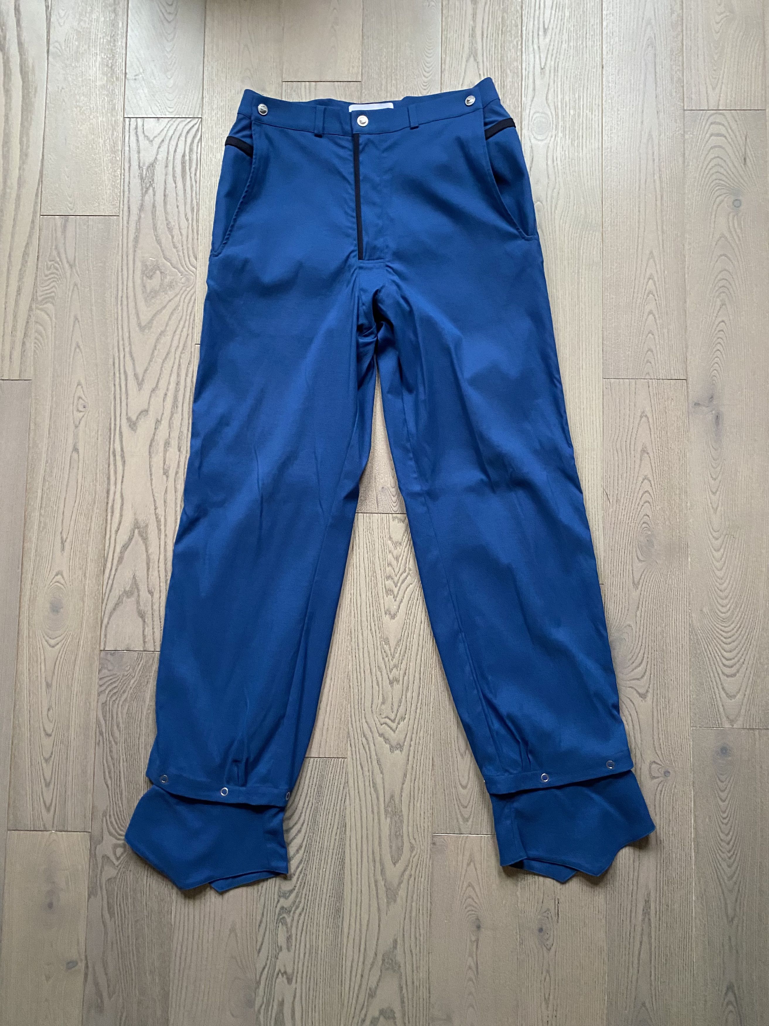 Kiko Kostadinov Haidu Hem Trouser SS22 Cobalt/Orion Blue | Grailed