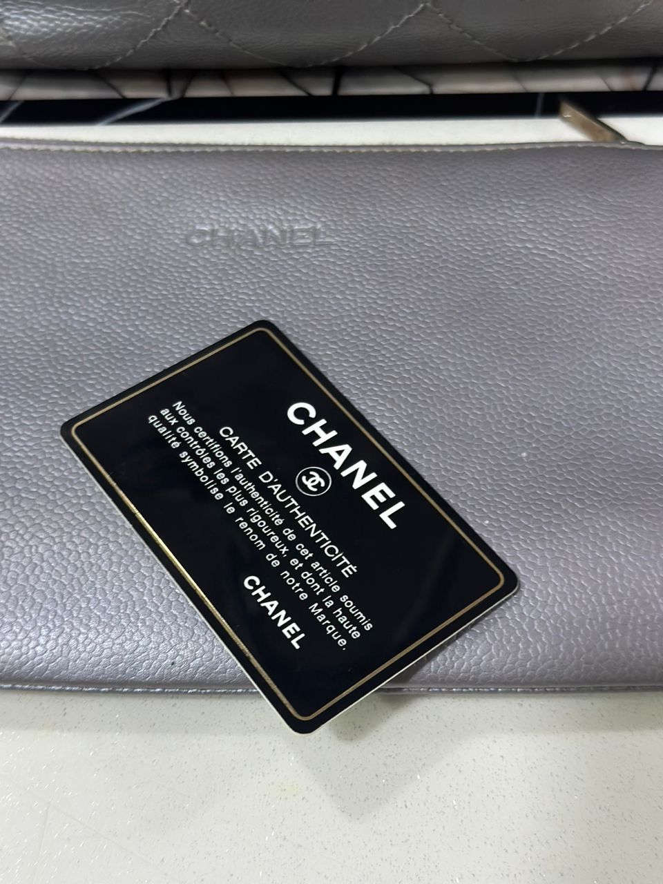 Chanel Authentic Chanel Metallase Caviar Tote Bag Size ONE SIZE - 18 Thumbnail