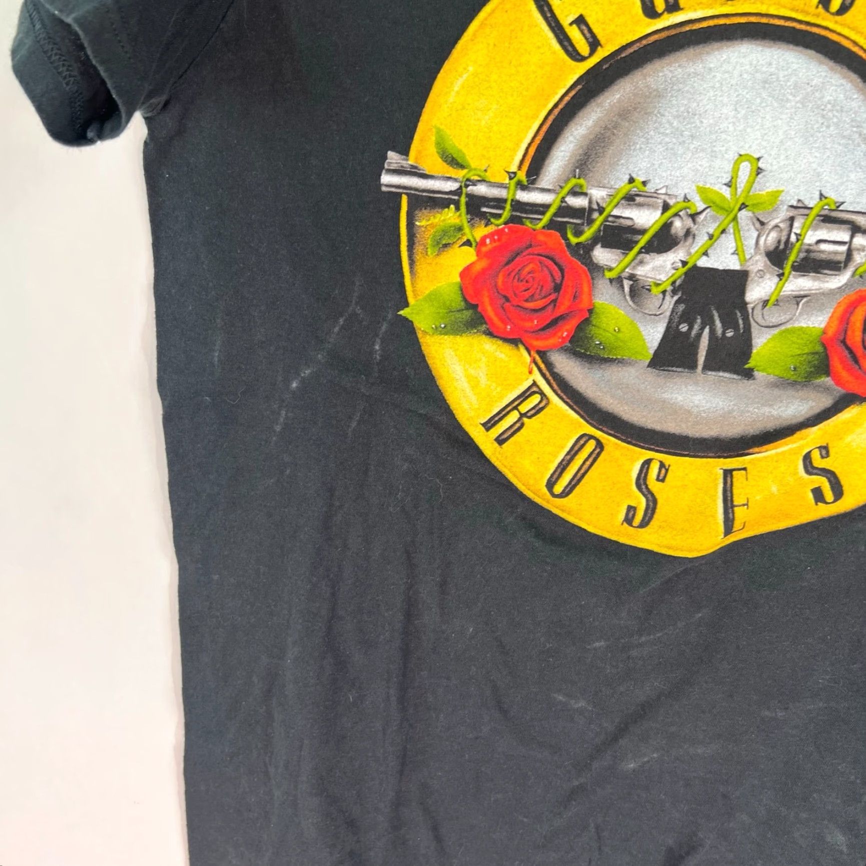 Vintage Guns N' Roses Graphic T-Shirt Men’s Adult Medium Black Distressed Rock Band Size US M / EU 48-50 / 2 - 3 Thumbnail