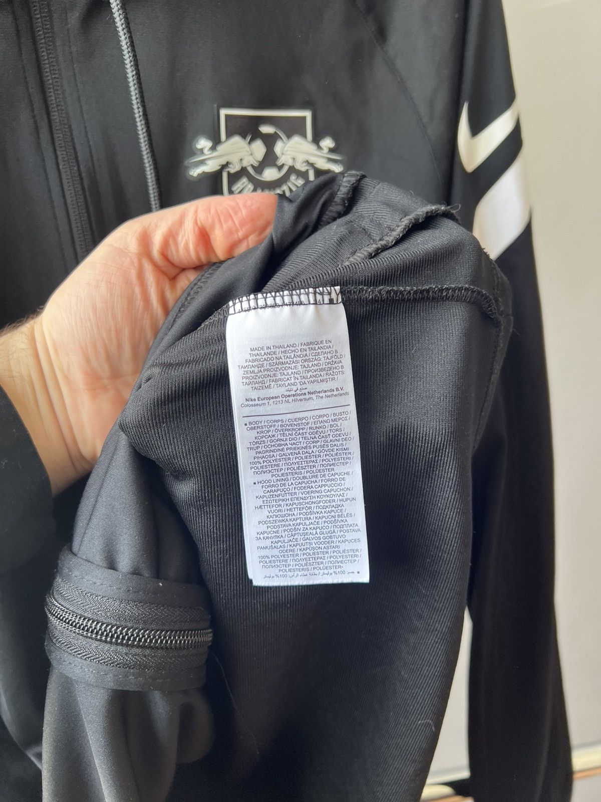 Nike 2021 RB Leipzig Training Prematch zip soccer football jacket Size US L / EU 52-54 / 3 - 8 Thumbnail