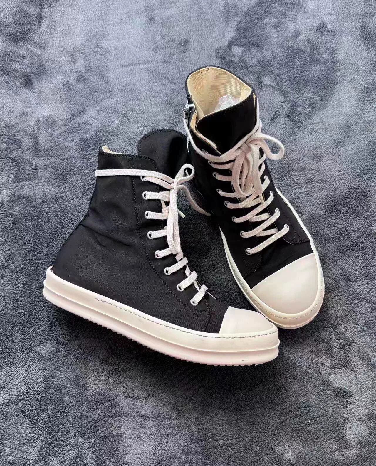 Rick Owens Rick Owens White Lowtop Sneakers 41 Men Size US 8.5 / EU 41-42 - 1 Thumbnail