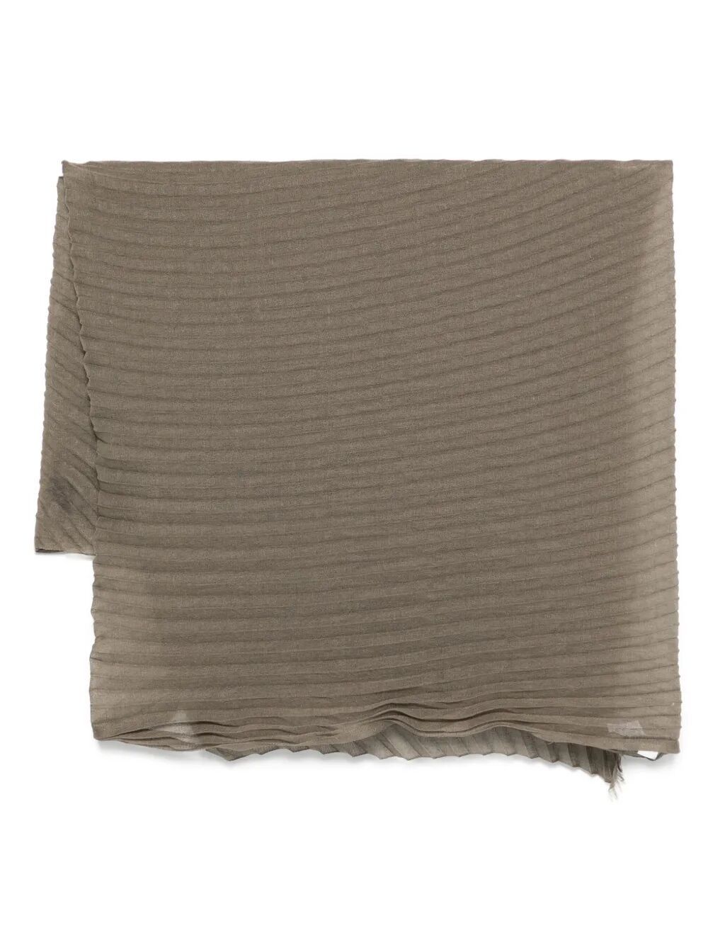 Issey Miyake "PLEATS" SILKY WOOL STOLE Size ONE SIZE - 1 Thumbnail