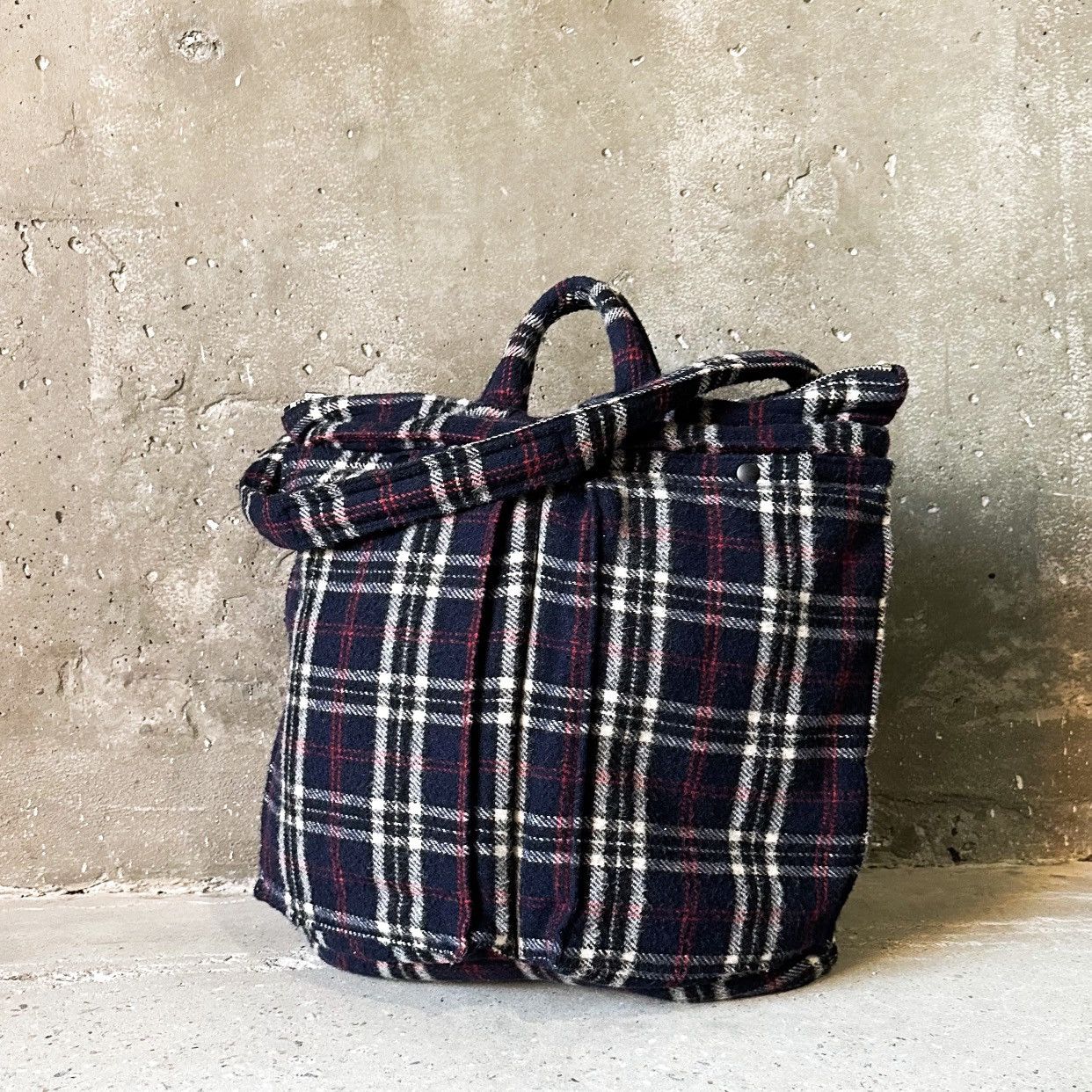 Comme des Garcons × Comme des Garcons Homme CDG Homme Wool Plaid Tote/Shoulder Bag Size ONE SIZE - 2 Thumbnail