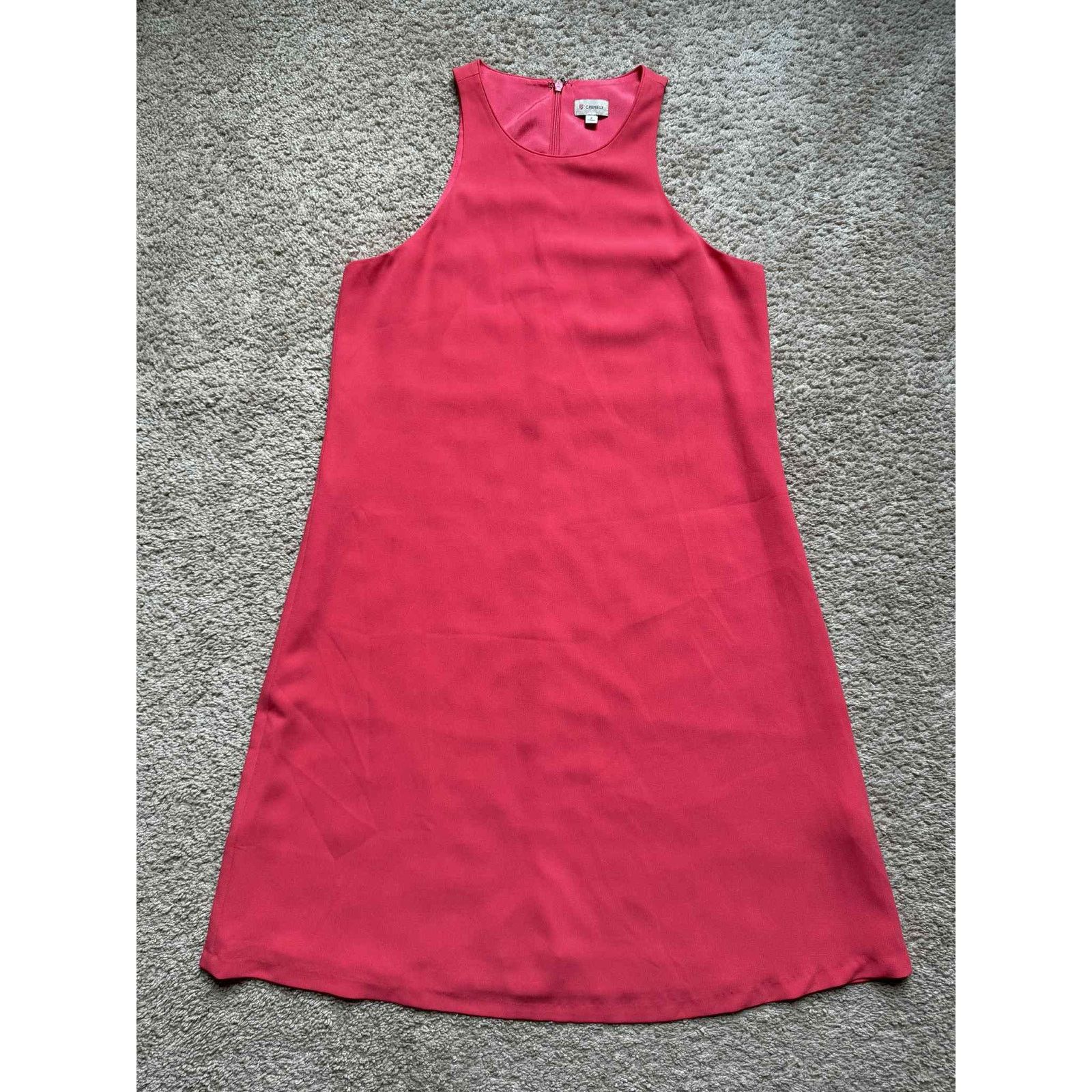 Cremieux Cremieux Sleeveless Midi A-Line Shift Dress Orange Women's 2 Size XS / US 0-2 / IT 36-38 - 1 Thumbnail