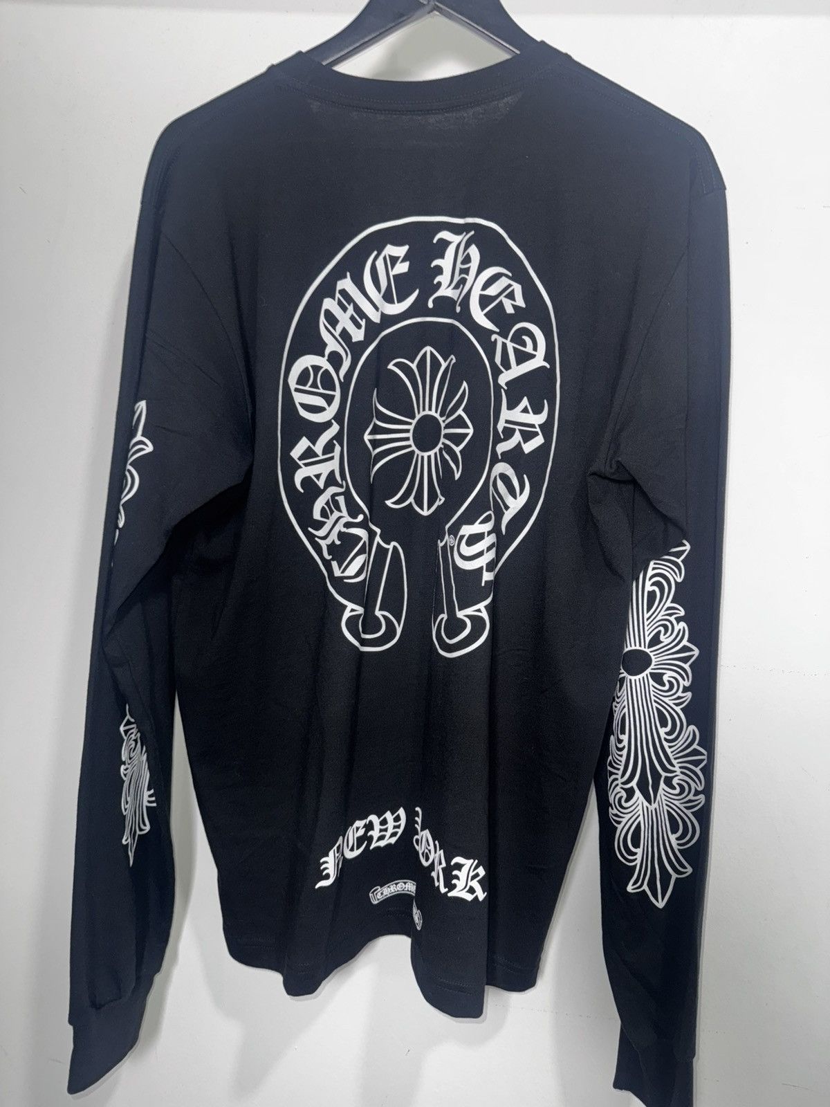 Chrome Hearts Chrome Hearts New York Exclusive Horseshoe Logo Long Sleeve Size US L / EU 52-54 / 3 - 10 Thumbnail