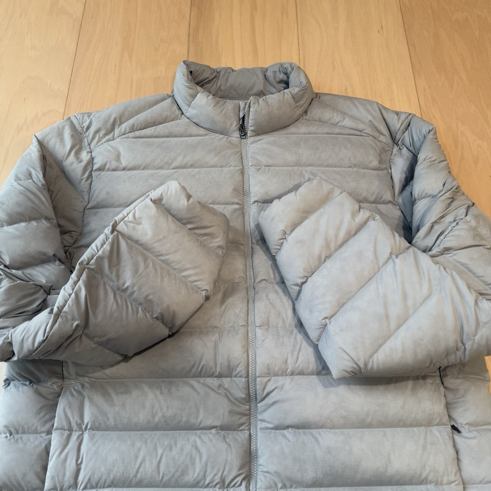 Lululemon Lululemon Navigation Stretch Down Jacket Large Gray Full Zip Size US L / EU 52-54 / 3 - 4 Thumbnail