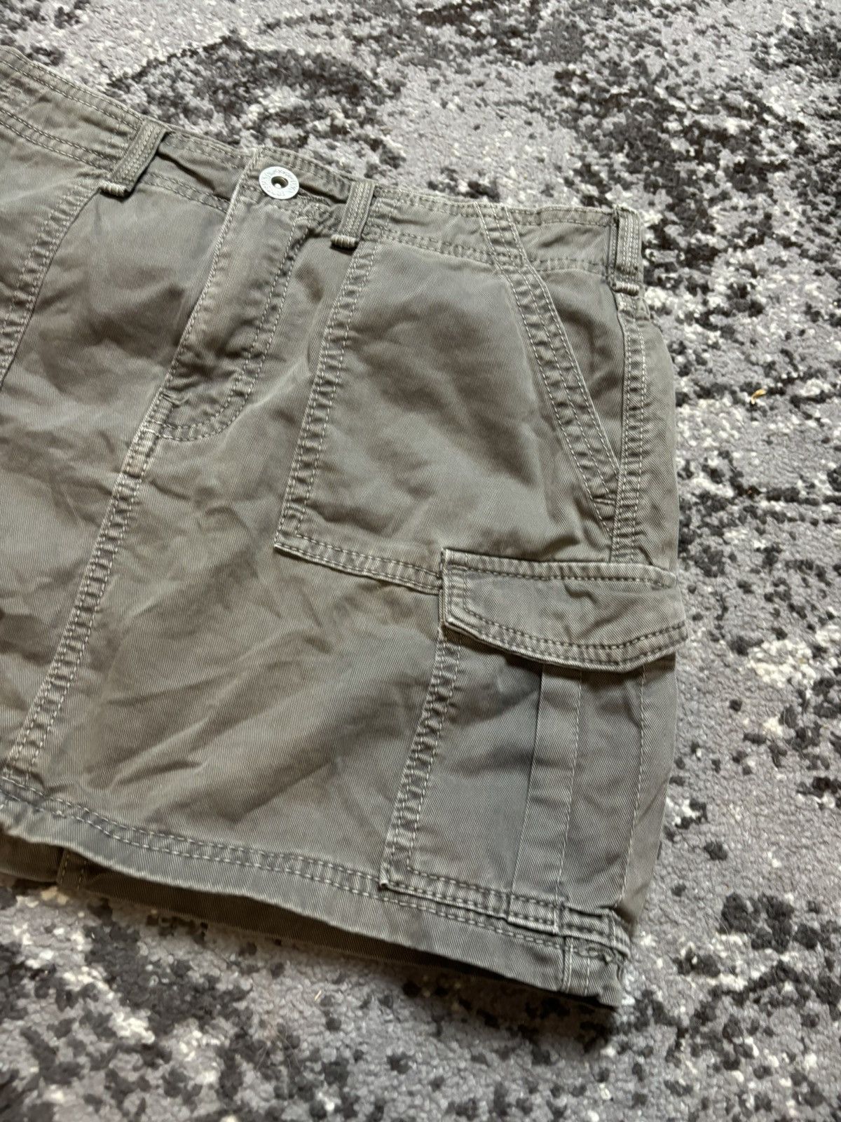 Japanese Brand × Vintage Vintage Bershka mini denim cargo skirt y2k style Size 24" / US 00 / IT 34 - 2 Thumbnail