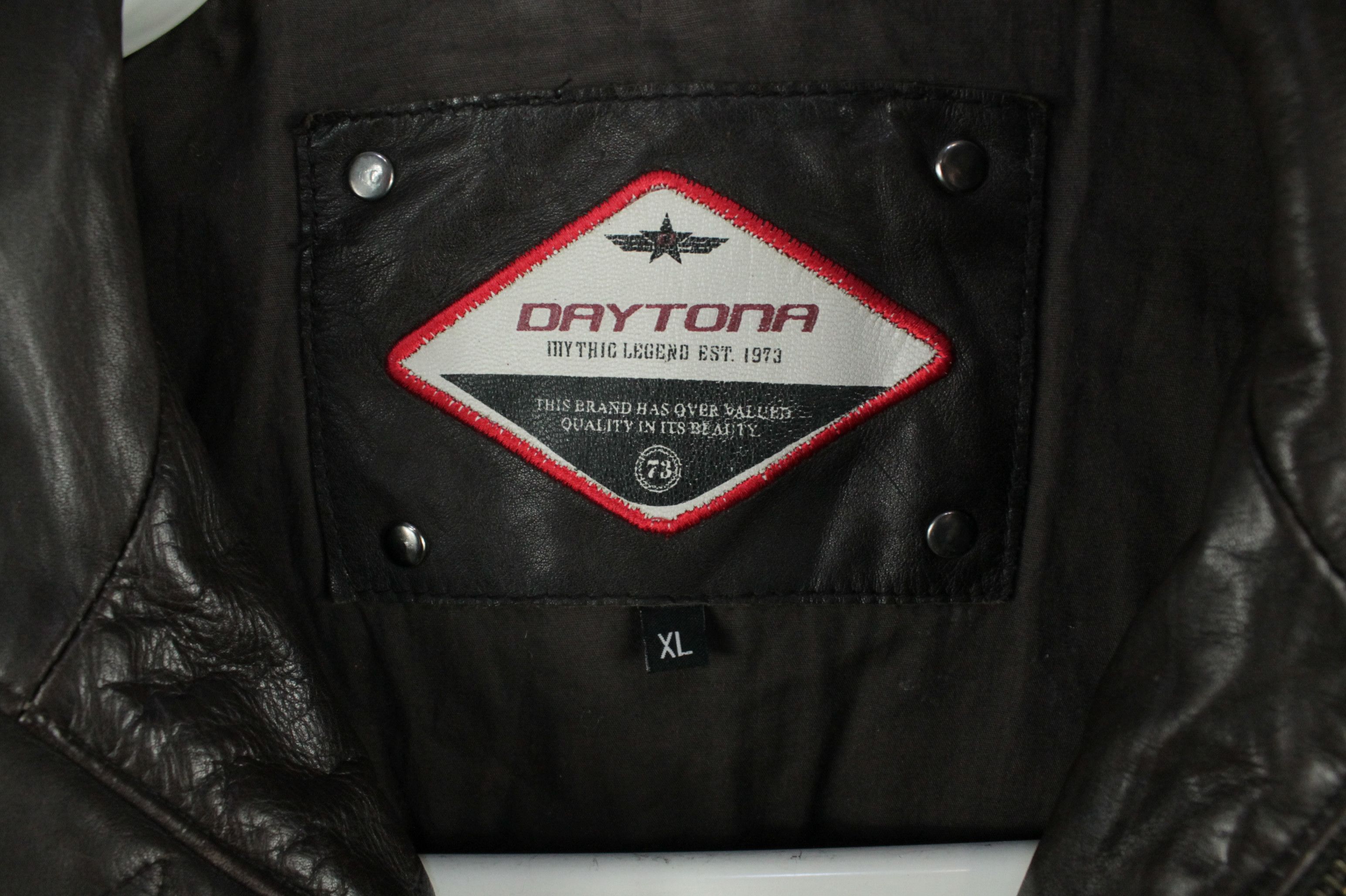 Daytona Daytona Brown Leather Aviator Biker Casual Jacket Size US XL / EU 56 / 4 - 4 Thumbnail