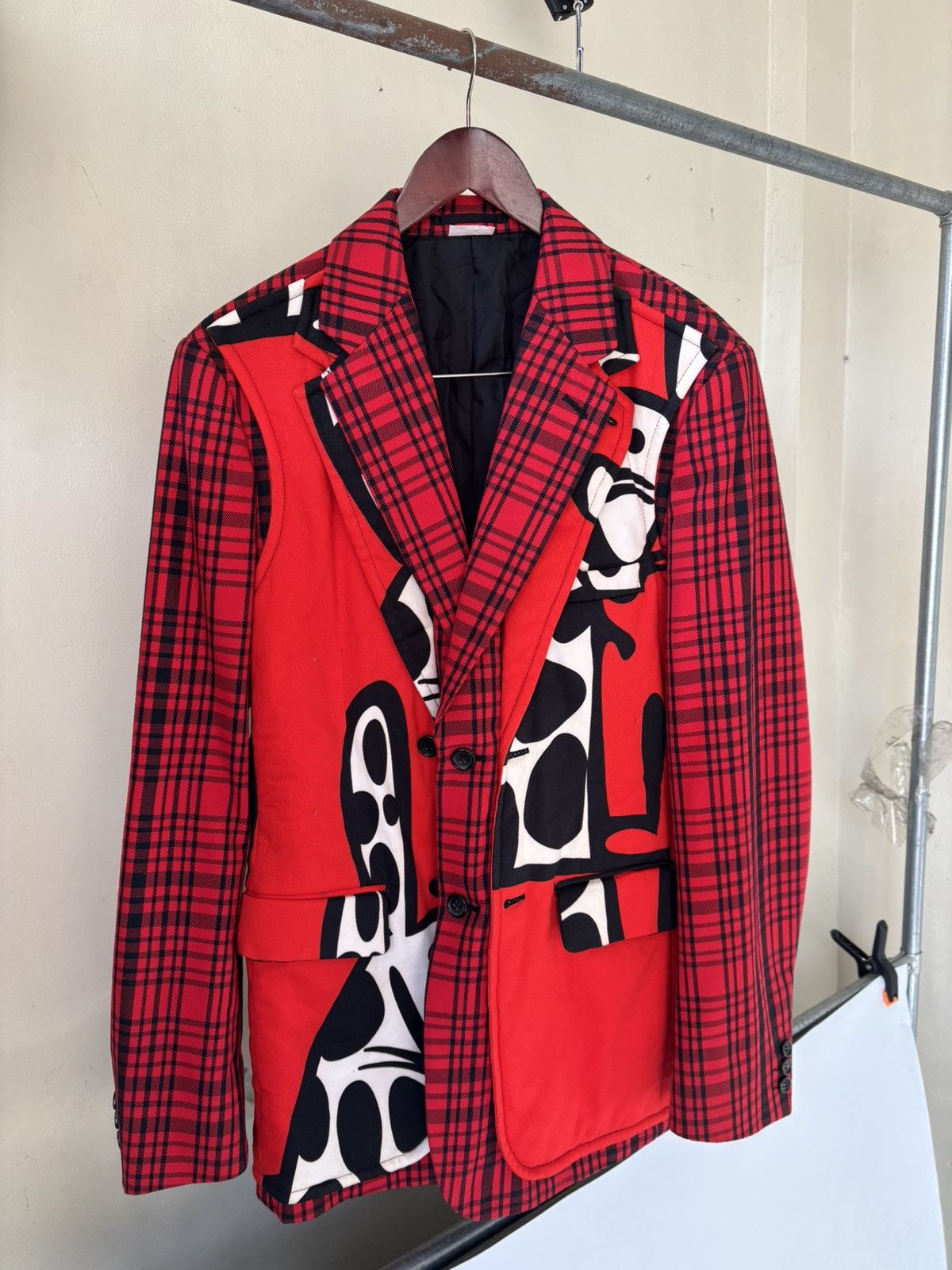 Comme des Garcons Homme Plus Comme Des Garcons Homme Plus - Check Printed Jacket Size US M / EU 48-50 / 2 - 2 Thumbnail