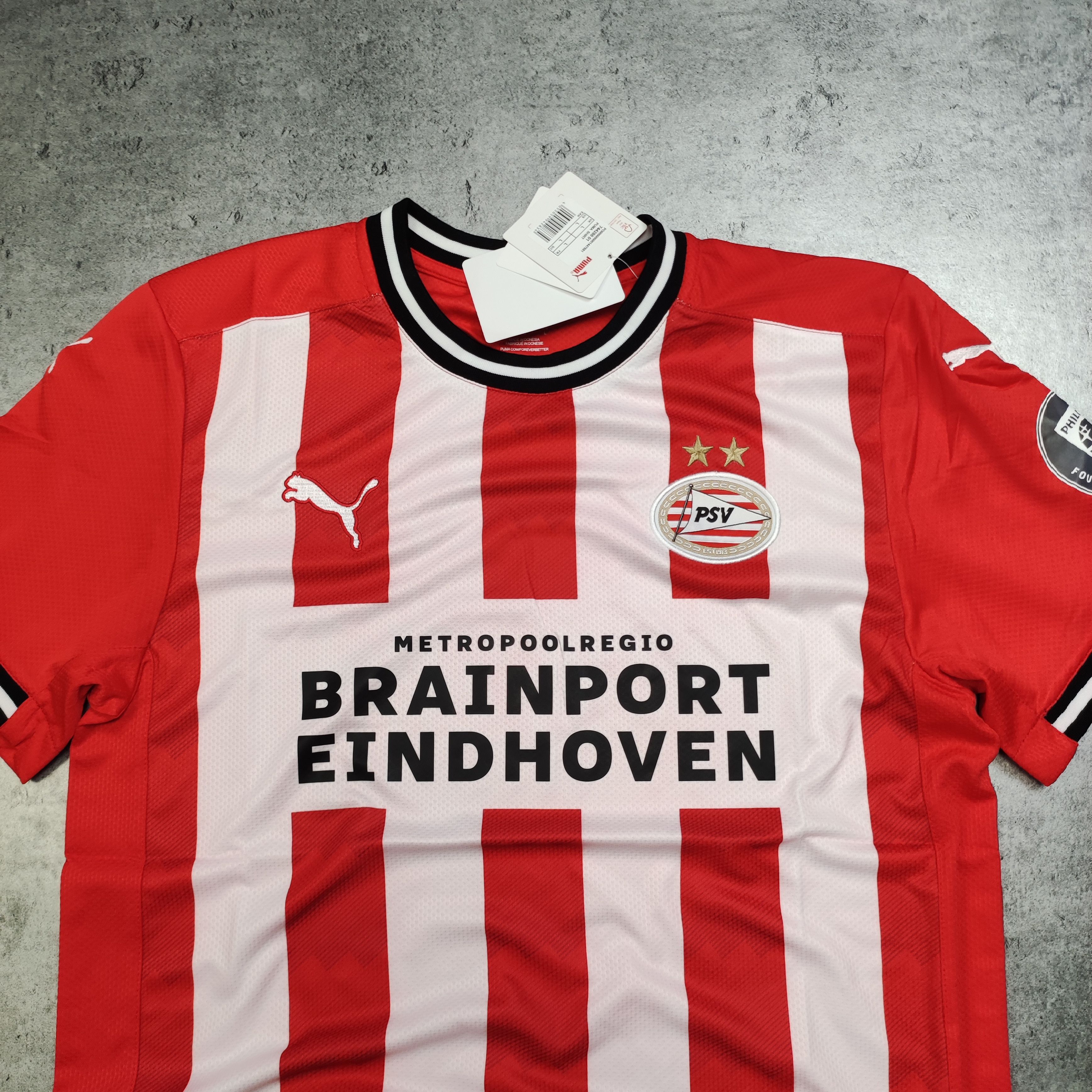 Vintage RARE Football Soccer PSV Eindhoven Puma Home Jersey Size US S / EU 44-46 / 1 - 4 Thumbnail