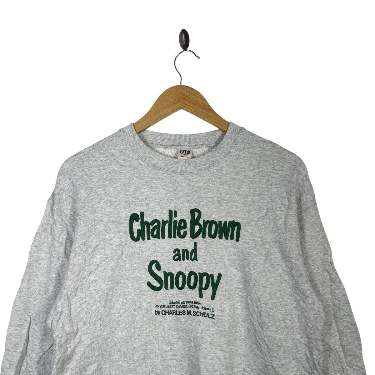Uniqlo Uniqlo UT Peanuts Charlie Brown Snoopy Graphic Crewneck Size US M / EU 48-50 / 2 - 2 Thumbnail