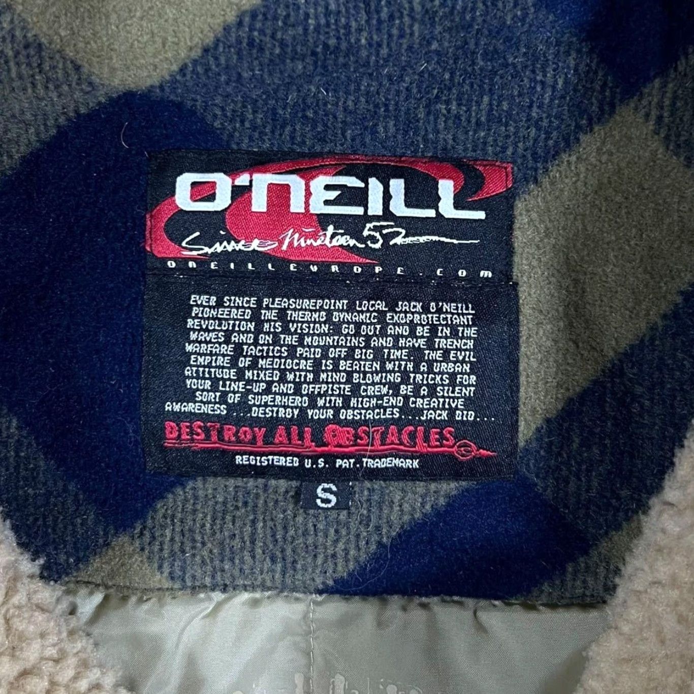 O'Neill O'Neill Bomber Jacket Wool Blend Plaid Check Padded Lightly JACKET Men S Khaki/Navy 70% Wool 30% Viscose Casual 00's Vintage Bagger? Size US S / EU 44-46 / 1 - 5 Thumbnail