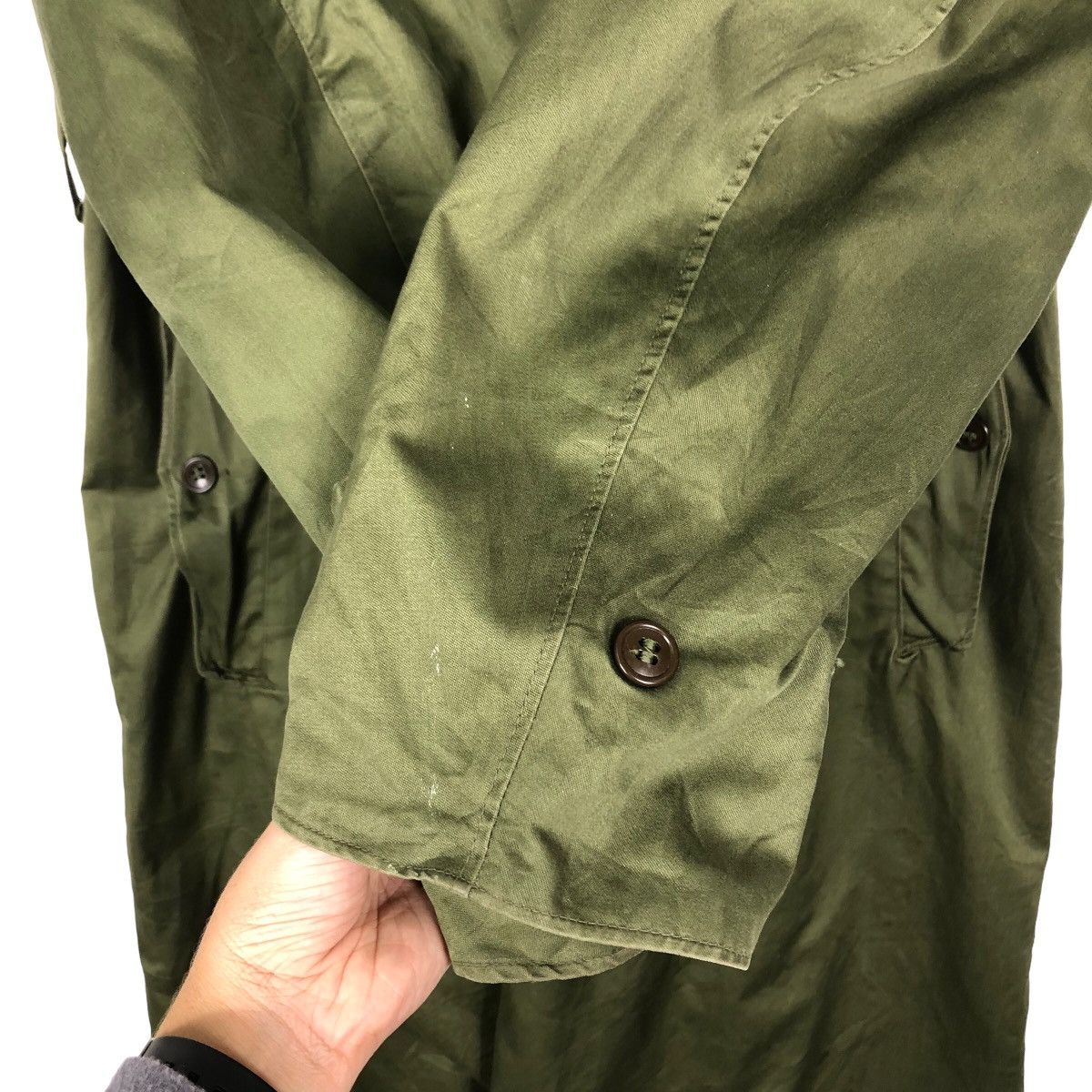 Buzz Rickson's 🔥True Vintage Long Trench Coats Military Buzz Ricksons Size US M / EU 48-50 / 2 - 12 Thumbnail