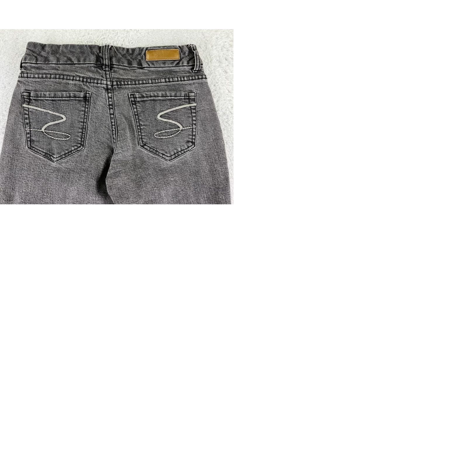 Vintage Seven7 Jeans Women Gray Denim Regular Bootcut Distressed Low Rise 28x28 Jeans Womens Bootcut Distressed Gray 28x28 Size 28" / US 6 / IT 42 - 10 Thumbnail