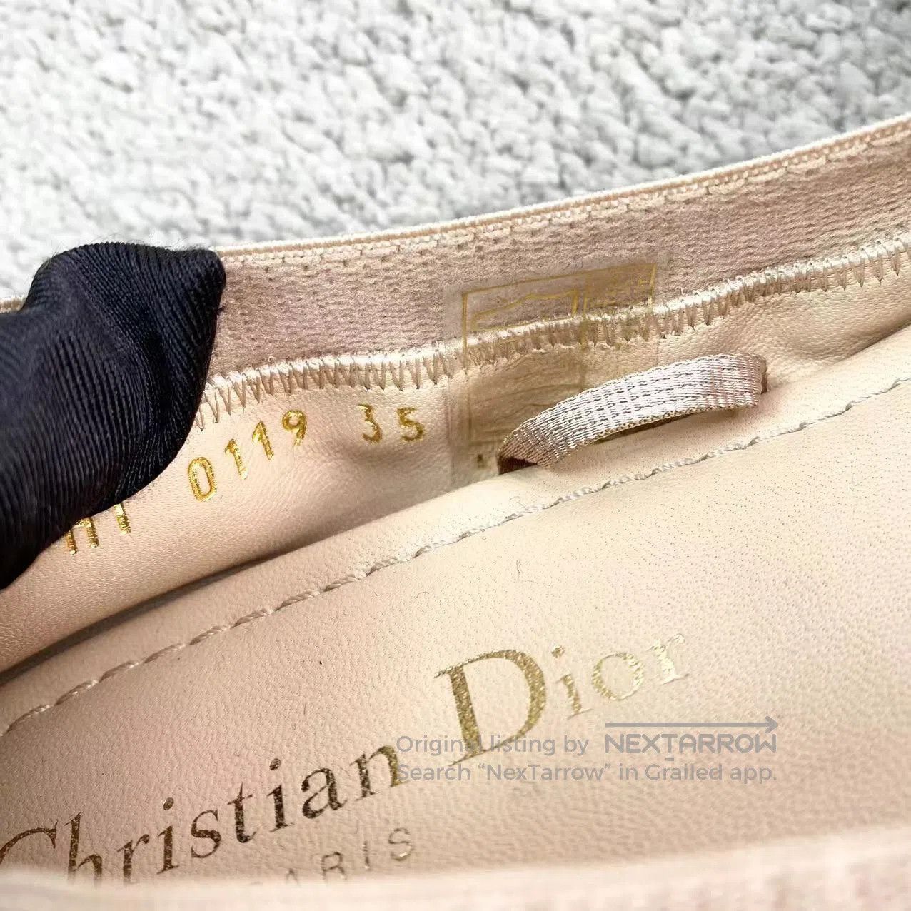Dior Dior Embroidered logo ballet shoes| Size US 4.5 / IT 34.5 - 8 Thumbnail