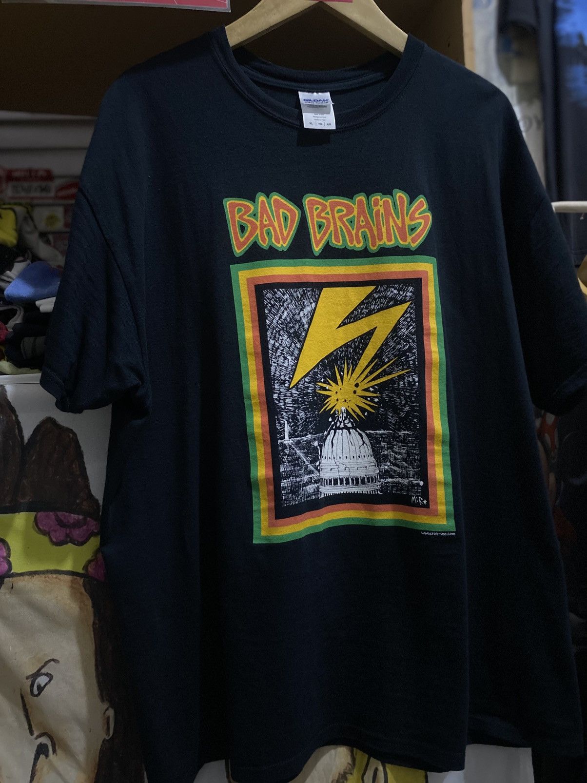 Band Tees × Vintage Bad brains bans tshirt released by roir-usa The Roir Session Size US XL / EU 56 / 4 - 1 Thumbnail