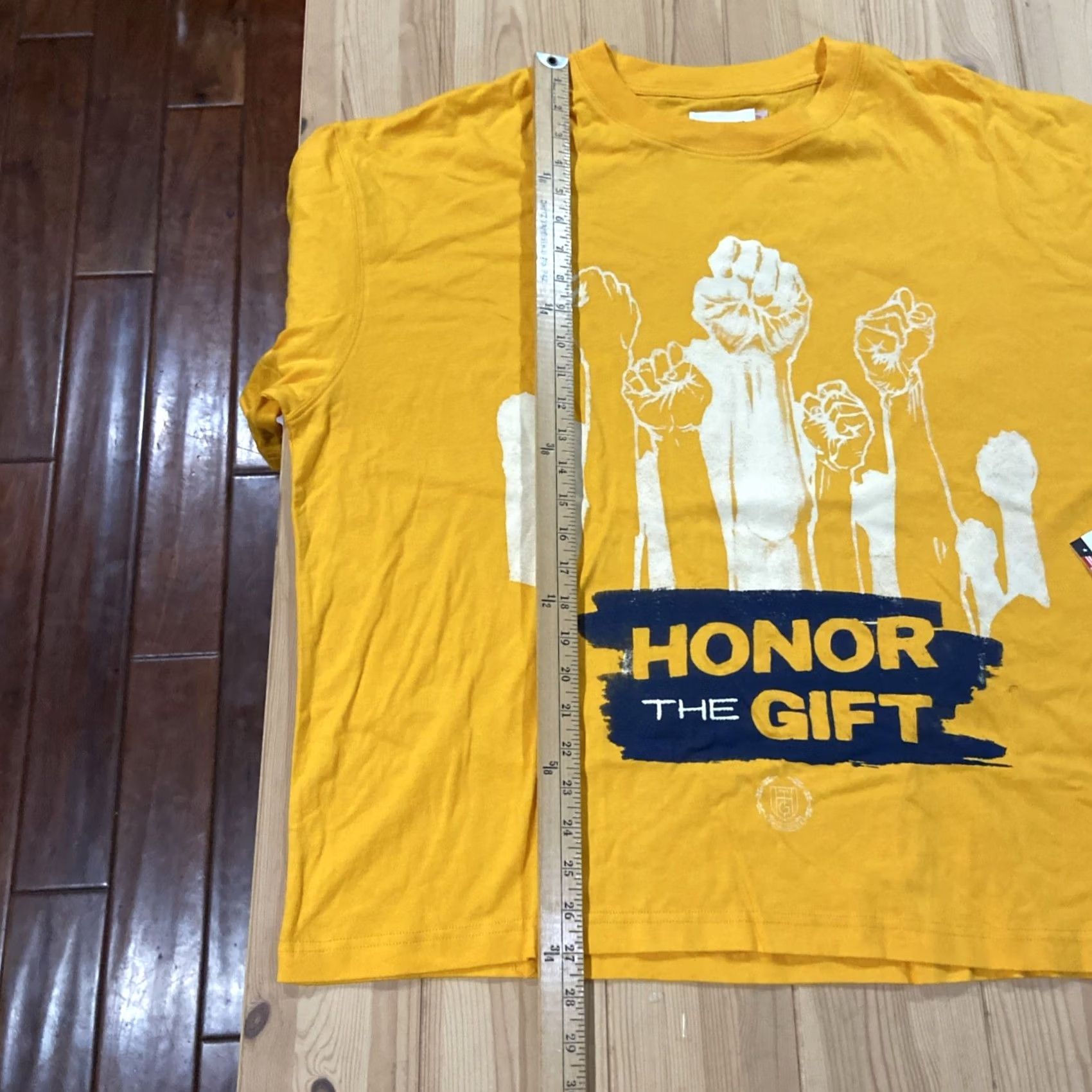Honor the Gift Honor The Gift T-Shirt Oversize Mens XL Crew Neck Short Sleeve Yellow Cotton Regular Men’s Size US XL / EU 56 / 4 - 6 Thumbnail