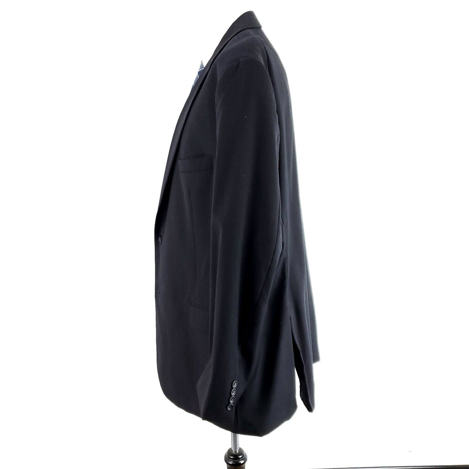 Lauren Ralph Lauren Pronto Uomo Wool 2 Button Blazer 46L Or Slim Fit 48L Gray Size 46L - 4 Thumbnail