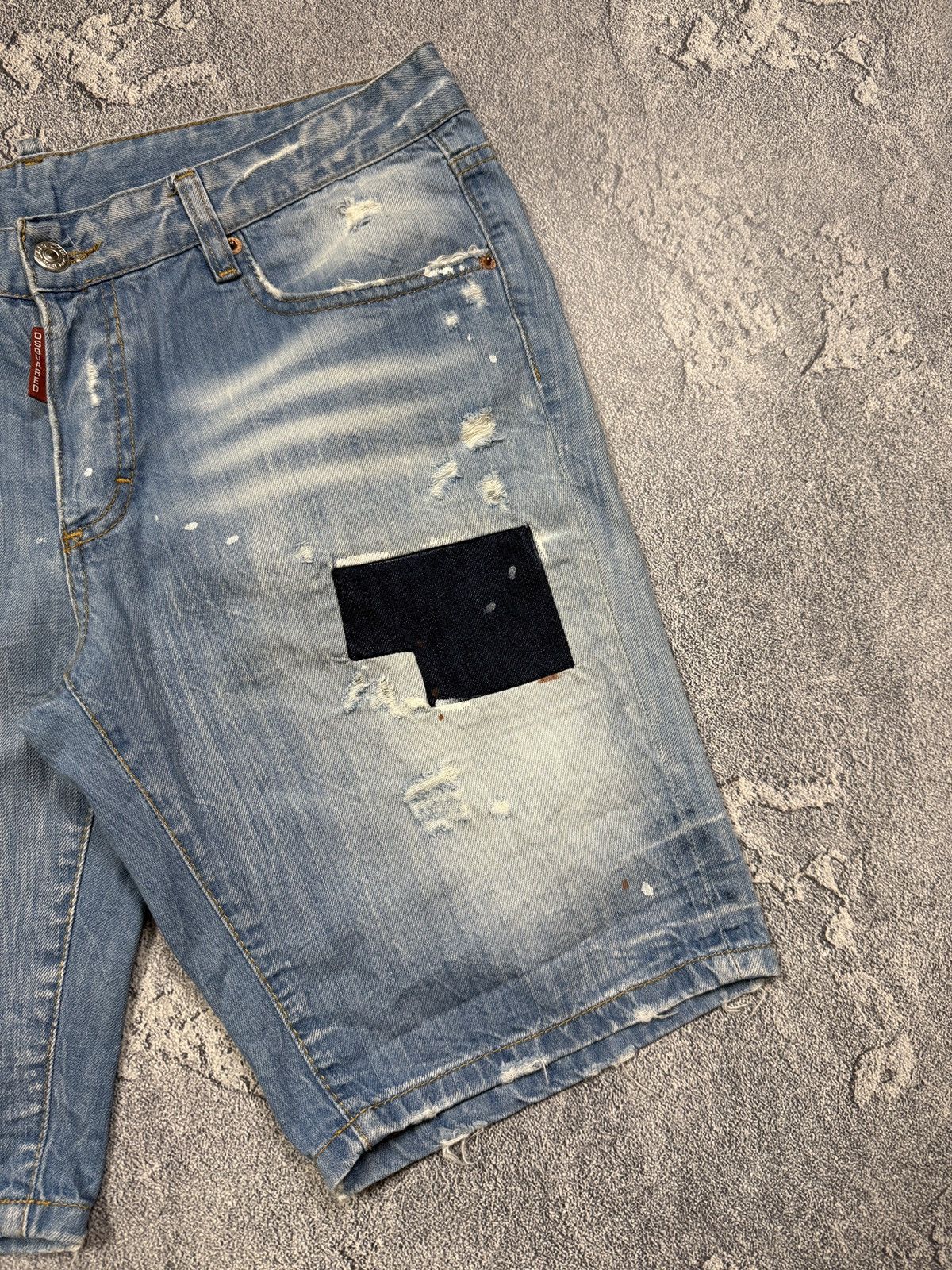 Dsquared2 Dsquared Distressed Shorts In Blue Size US 34 / EU 50 - 4 Thumbnail