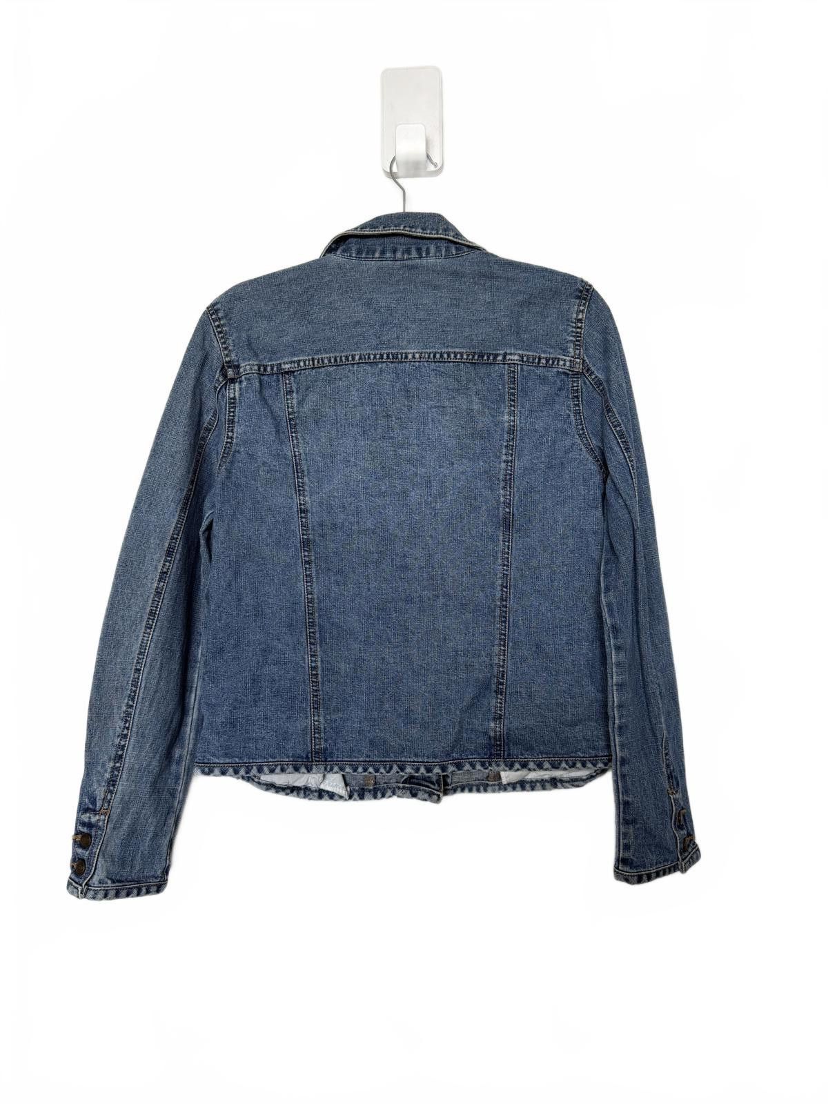 Designer Vintage 90s Y2K Blue Jean Denim Jacket Size M / US 6-8 / IT 42-44 - 4 Thumbnail