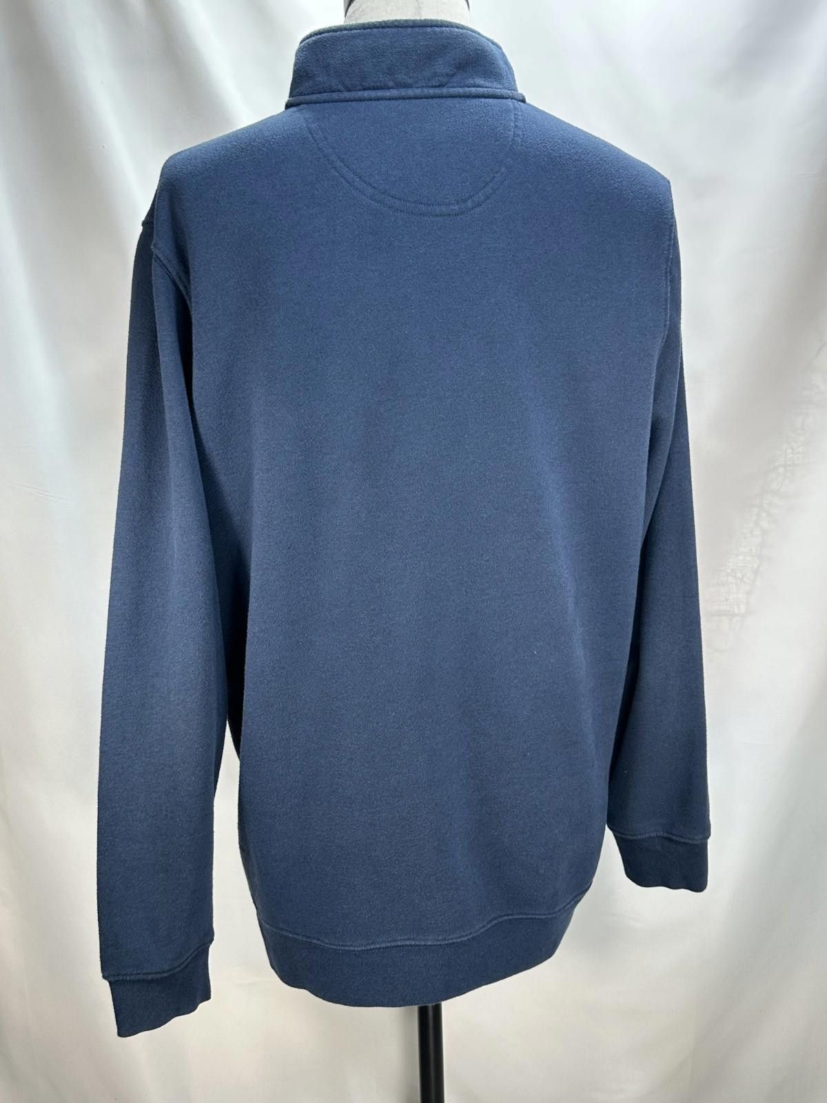 Croft & Barrow Croft & Barrow 1/4 Zip Extra Soft Fleece Pullover Blue Men L Size US L / EU 52-54 / 3 - 3 Thumbnail
