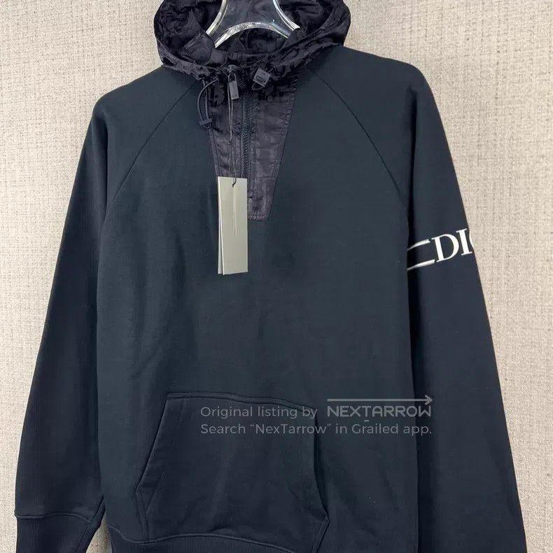 Dior Dior Half-zipper stitching old-fashioned hooded sleeve mar Size US XXS / EU 40 - 2 Thumbnail
