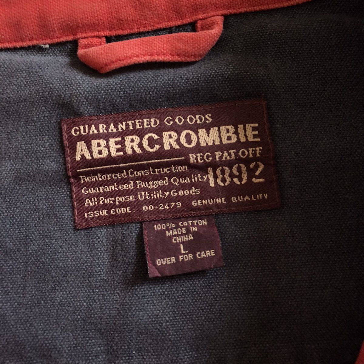 Abercrombie & Fitch ABERCROMBI & FITCH Red Pullover Pouch Country Jacket Size US L / EU 52-54 / 3 - 9 Thumbnail