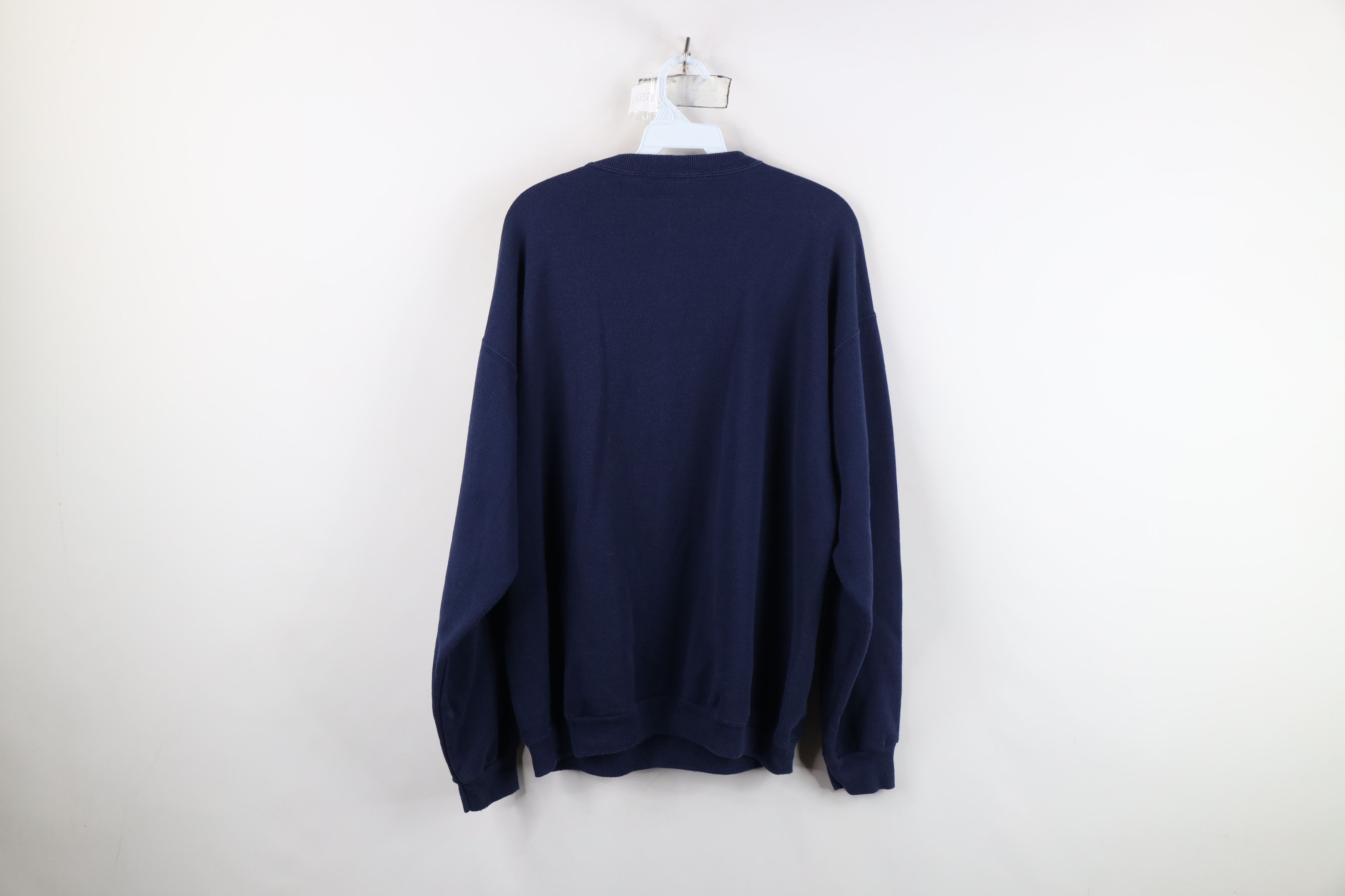 Vintage Vintage 90s Spell Out SSN 769 USS Toledo Sweatshirt Blue USA Size US L / EU 52-54 / 3 - 9 Thumbnail