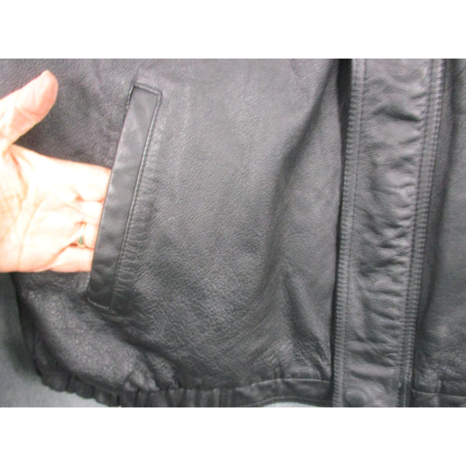 Port Authority Port Authority Leather Jacket Mens 2XL Black Bomber Cleveland Cliffs Logo J-780 Size US XXL / EU 58 / 5 - 5 Thumbnail