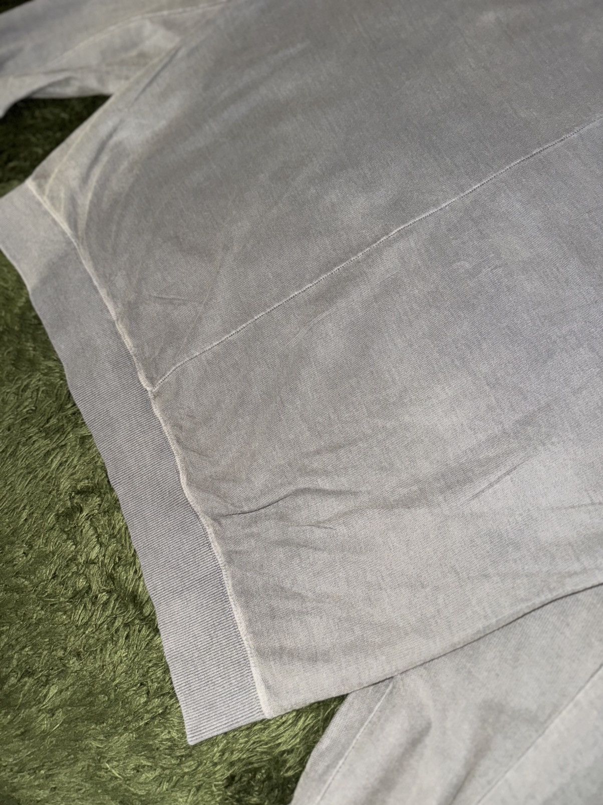 Japanese Brand [XL] Cost per Kilo Lightweight Bleached Zip-Up Hoodie – Grey Size US XL / EU 56 / 4 - 11 Thumbnail