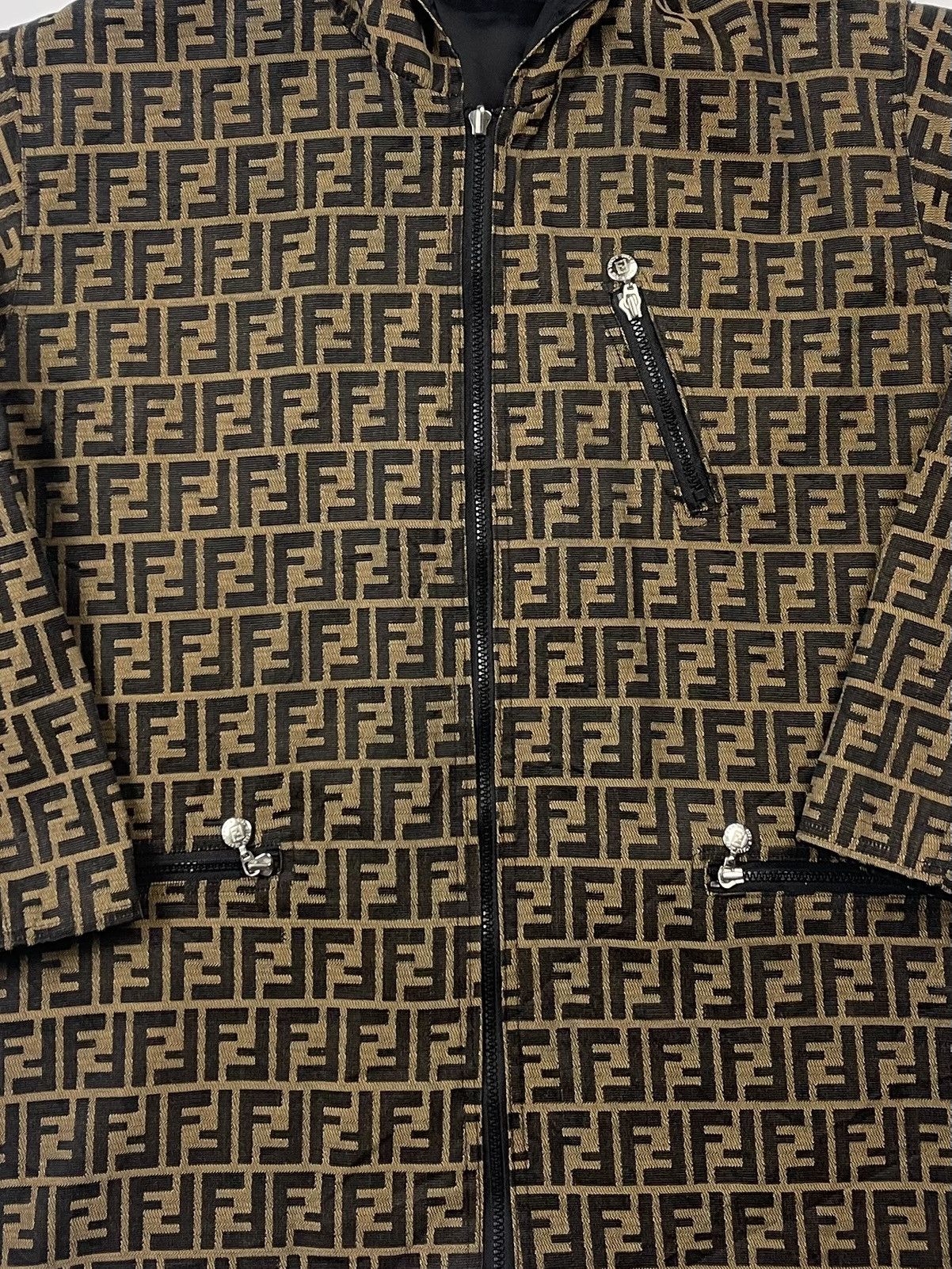 Fendi × Vintage FENDI MONOGRAM REVERSIBLE JACKET VINTAGE Size US M / EU 48-50 / 2 - 4 Thumbnail