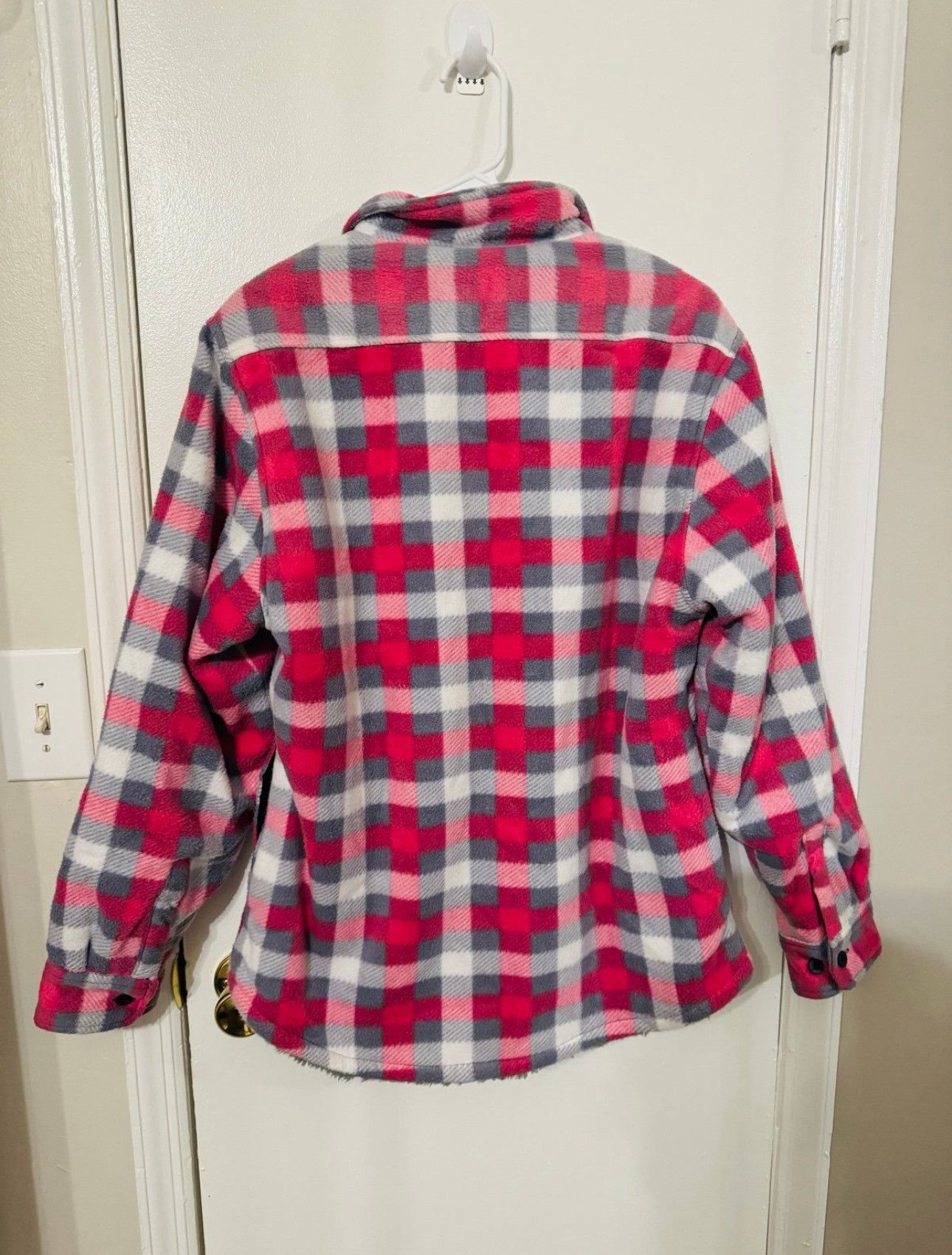 Other Stillwater Women Pink Plaid Winter Coat Size Large Size L / US 10 / IT 46 - 2 Thumbnail