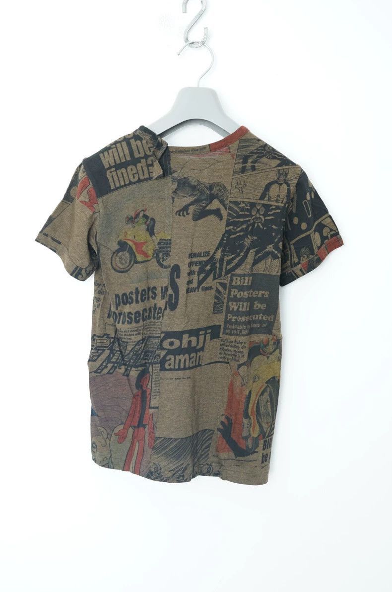 Yohji Yamamoto Yohji Yamamoto Yohji Yamamoto Comic Print Short Sleeve T-S Size US M / EU 48-50 / 2 - 7 Thumbnail