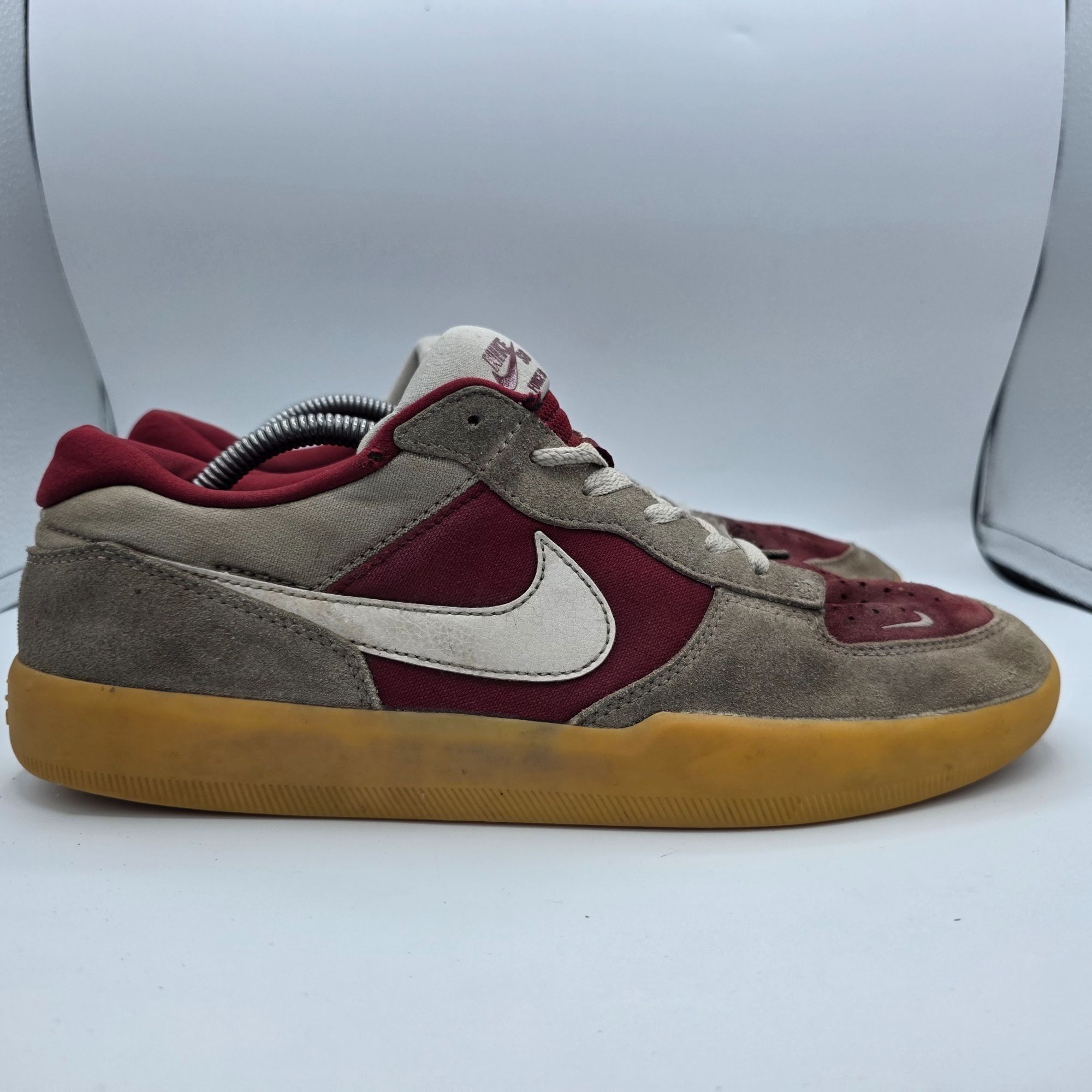 Nike Nike SB Force 58 Team Red Gum Light Brown Mens Size 11.5 Sne Size US 11.5 / EU 44-45 - 12 Thumbnail