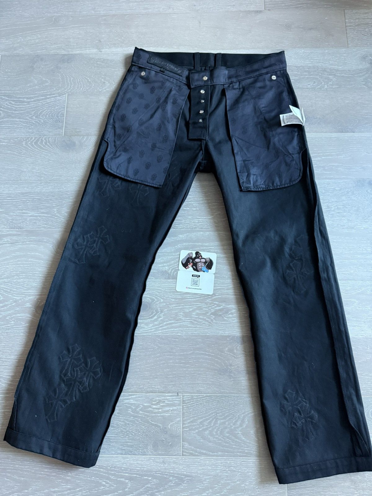 Chrome Hearts Chrome Hearts Cross Patch Chino Pants Black/Camo Size US 33 - 17 Thumbnail