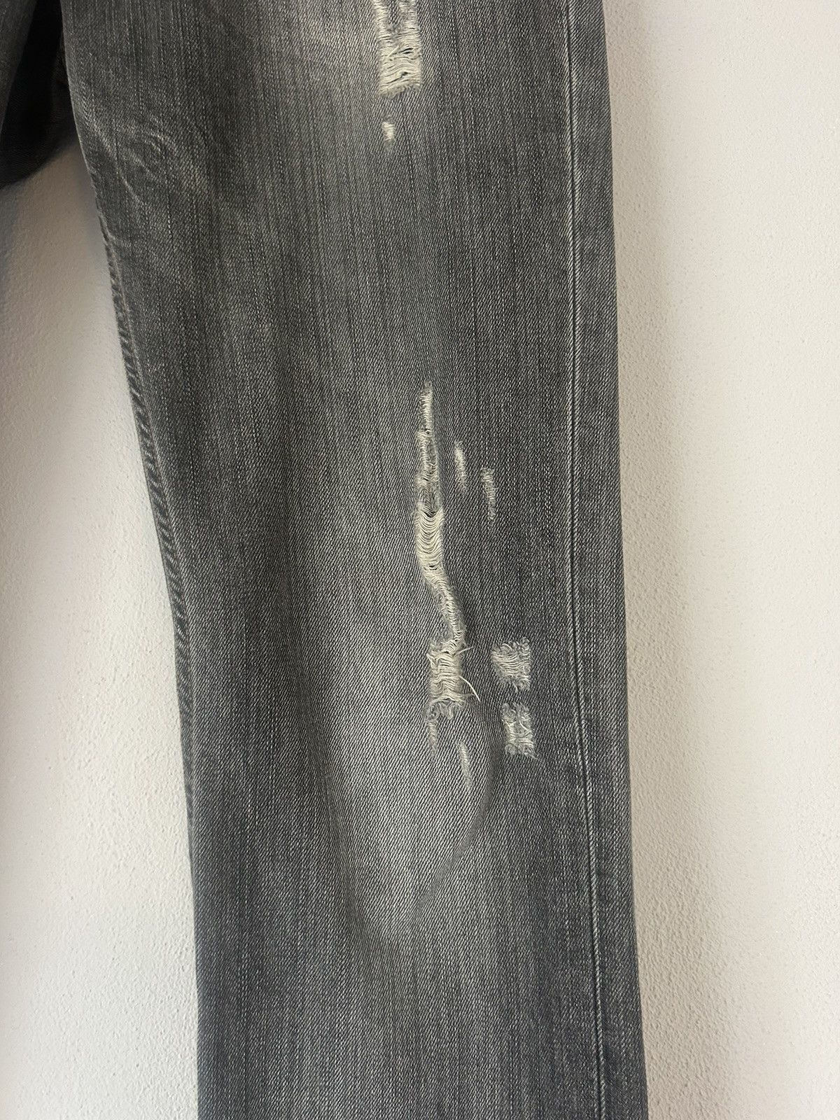 Dolce & Gabbana Distressed Black Wash Denim Jeans Size US 34 / EU 50 - 5 Thumbnail