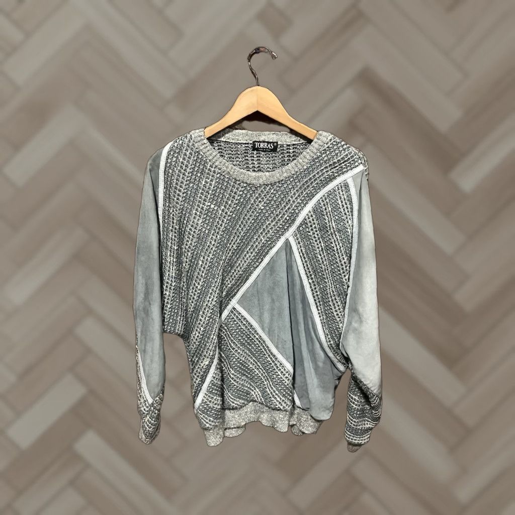 Vintage VINTAGE Torras Sweatshirt Shirt Oversized Knit Long Sleeve XL Green Mens Pullover Size US XL / EU 56 / 4 - 1 Thumbnail