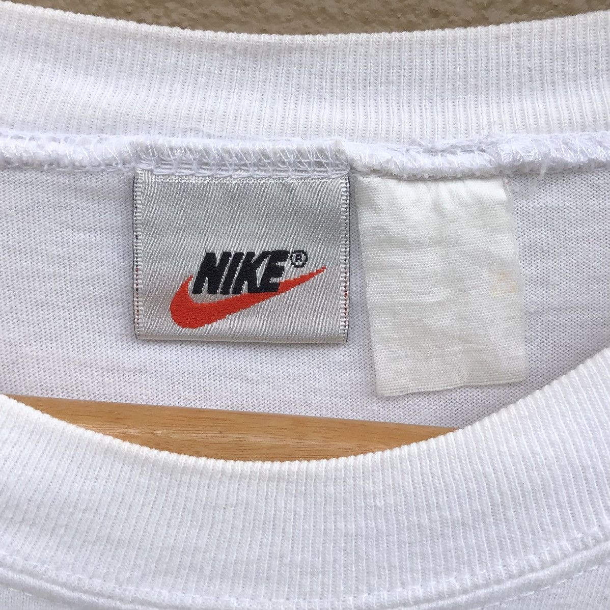 Nike Vintage 90s Nike STICK Hockey White Tee Size US M / EU 48-50 / 2 - 3 Thumbnail