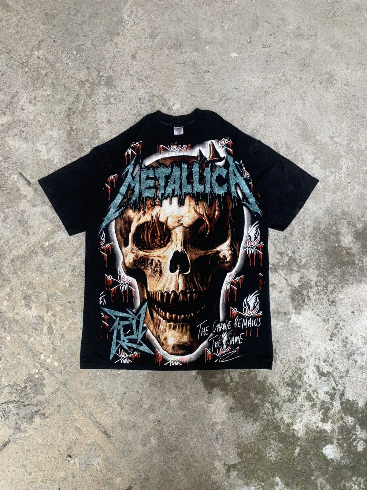 Vintage Vintage Ressureccion Metallica Big Print Size US XL / EU 56 / 4 - 1 Thumbnail
