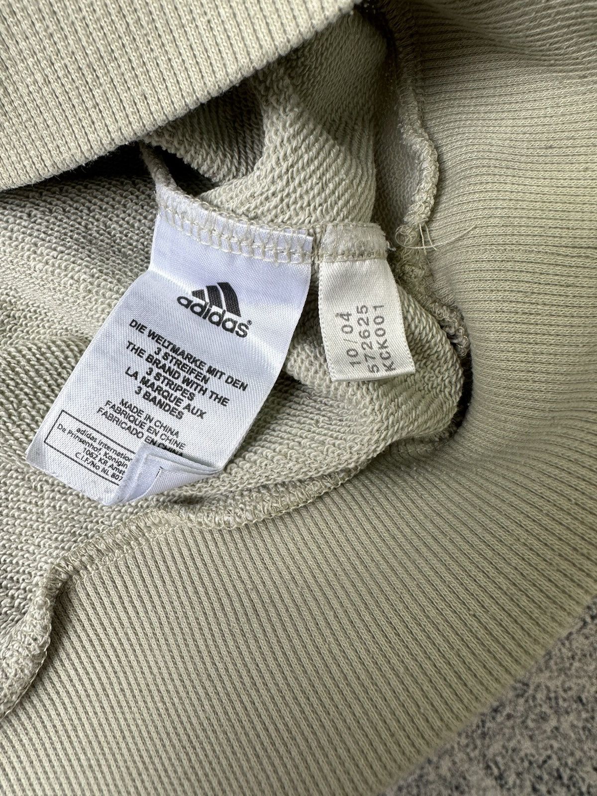 Adidas Vintage Adidas Beige Streetwear Sweatshirt Size US M / EU 48-50 / 2 - 6 Thumbnail