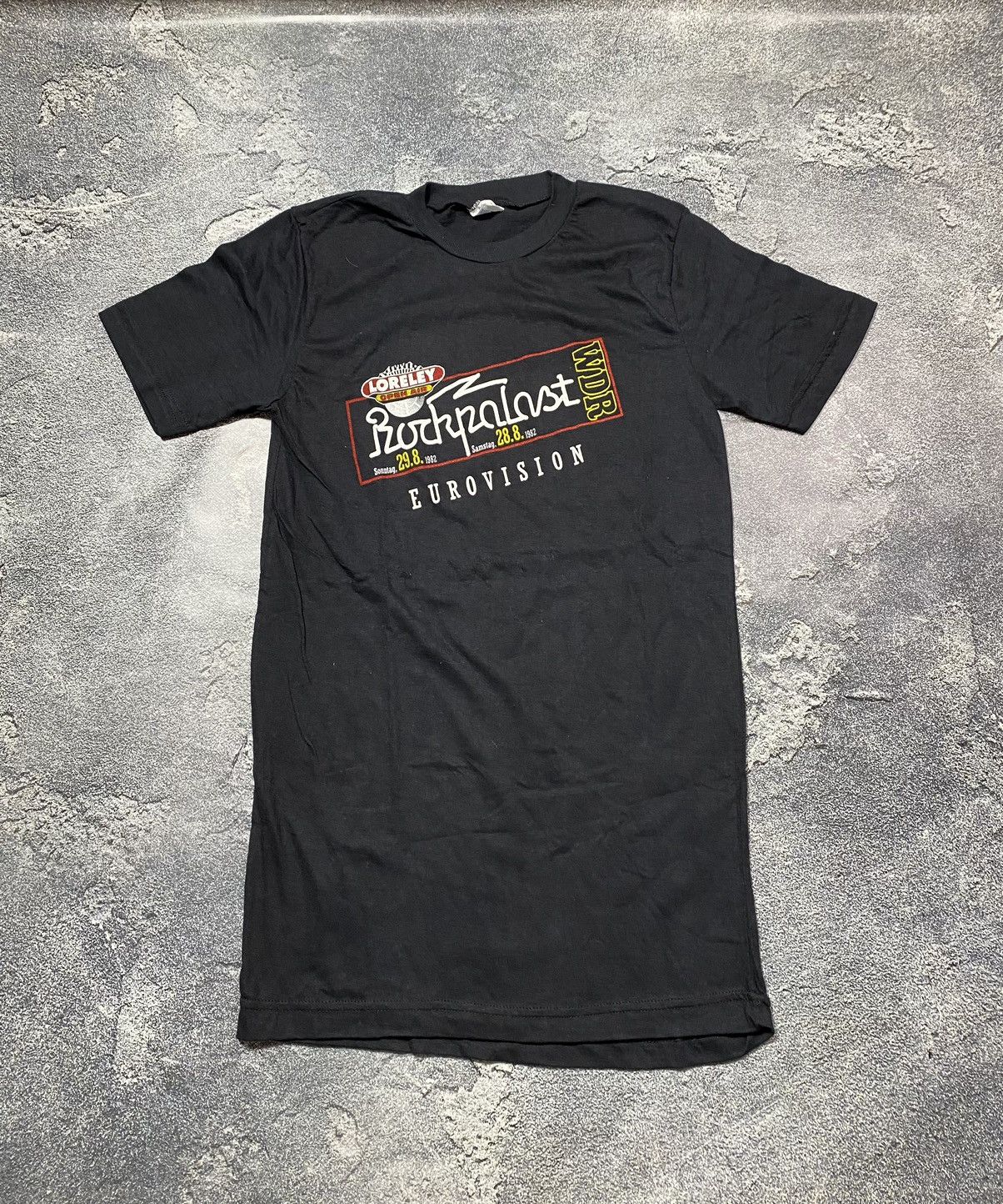 Band Tees × Vintage Vintage 1982 EUROVISION WDR Tshirt Size US M / EU 48-50 / 2 - 1 Thumbnail