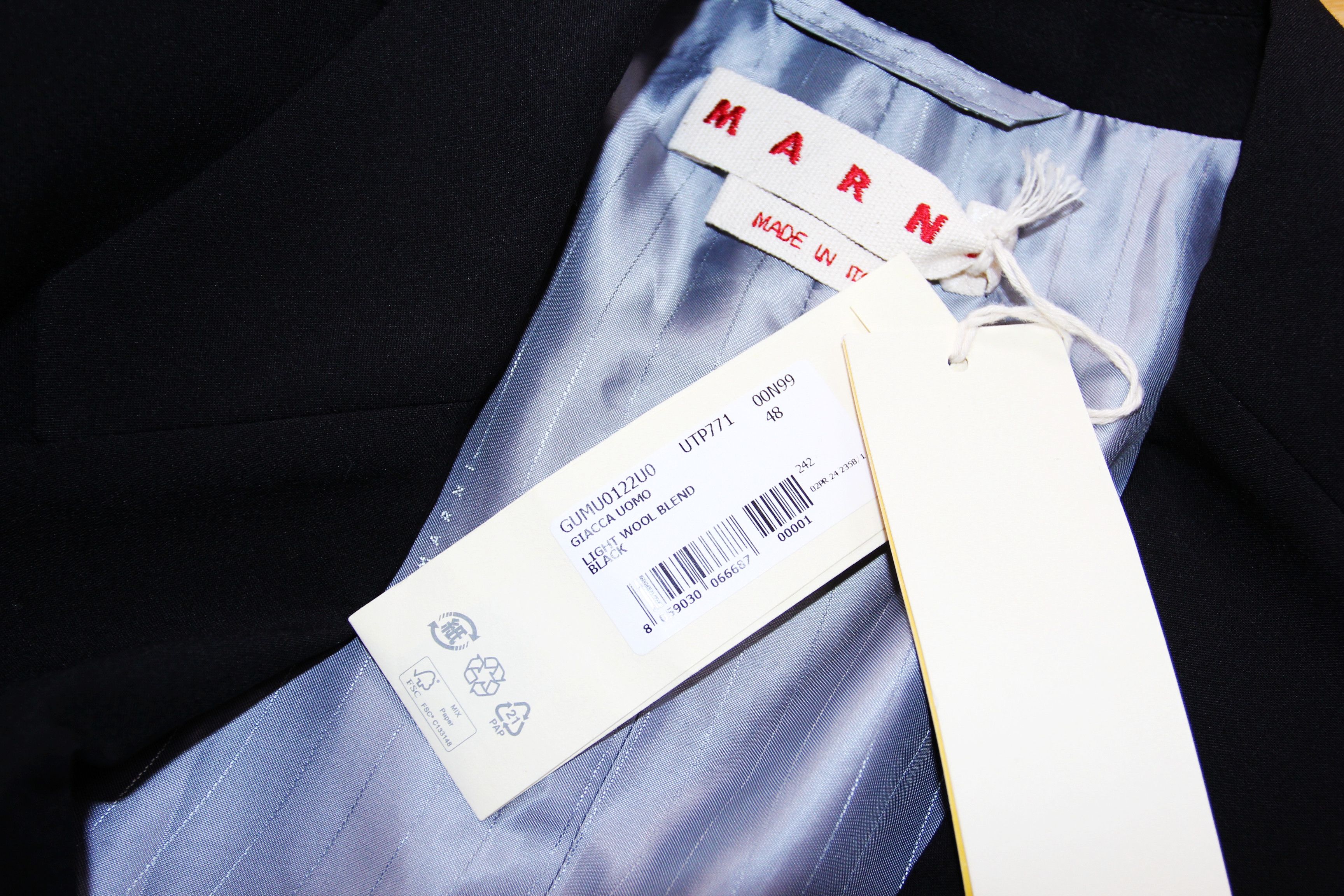 Marni BNWT AW24 MARNI LIGHT WOOL BLEND BOXY BLAZER JACKET 48 Size US M / EU 48-50 / 2 - 8 Thumbnail