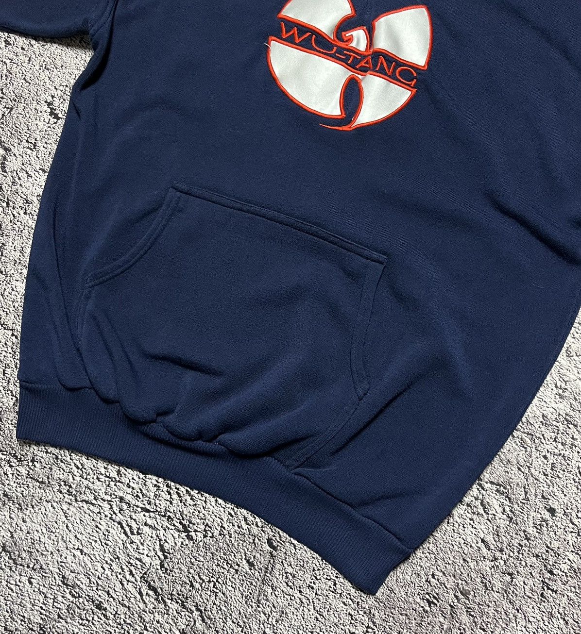 Wu-Tang Clan Vintage Wu-Tang Clan Hoodie Big Logo Navy Size 2XL Size US XXL / EU 58 / 5 - 6 Thumbnail