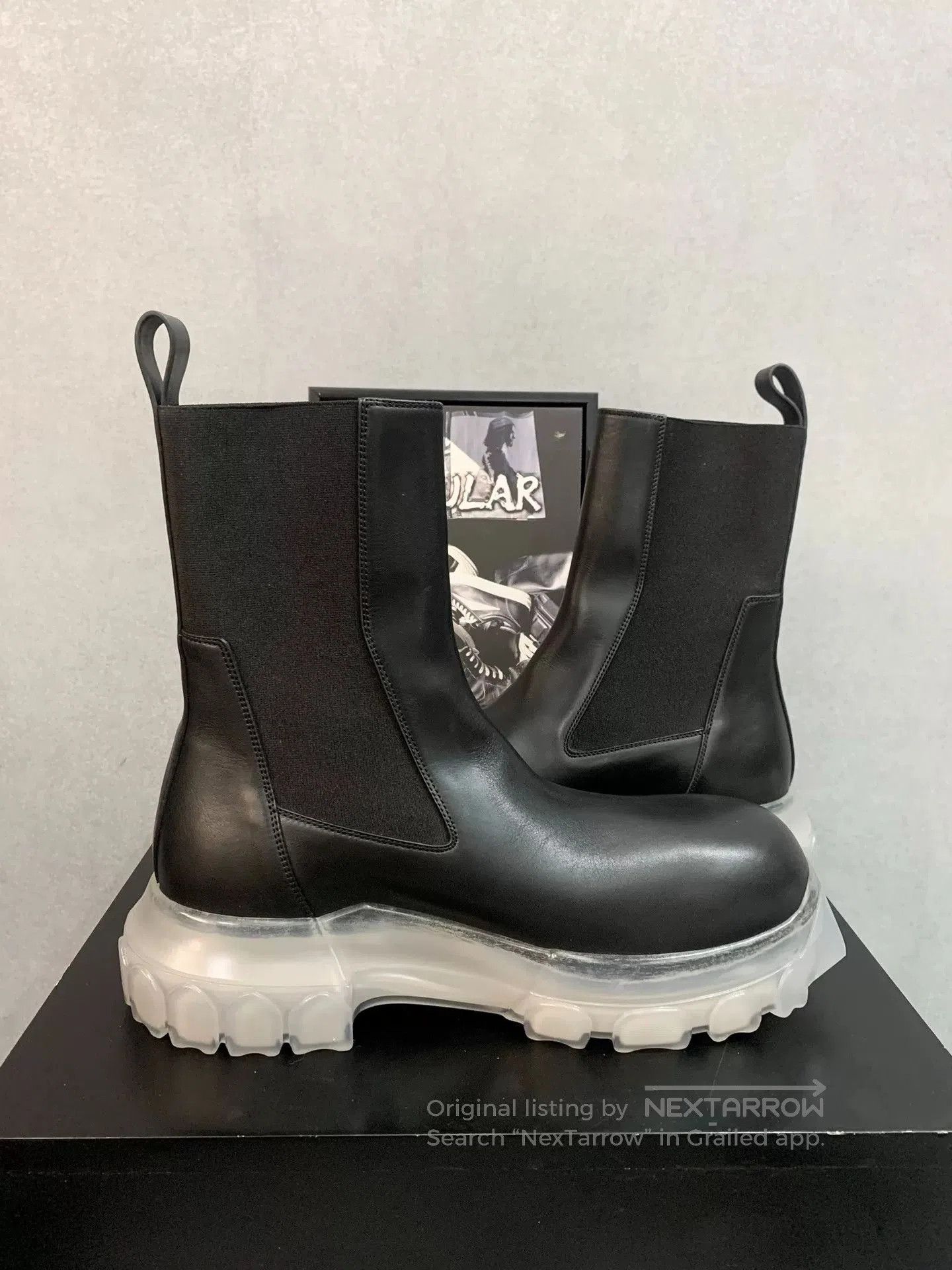 Rick Owens Rick Owens Tractor High-Top Leather Boots. Size US 9 / EU 42 - 5 Thumbnail