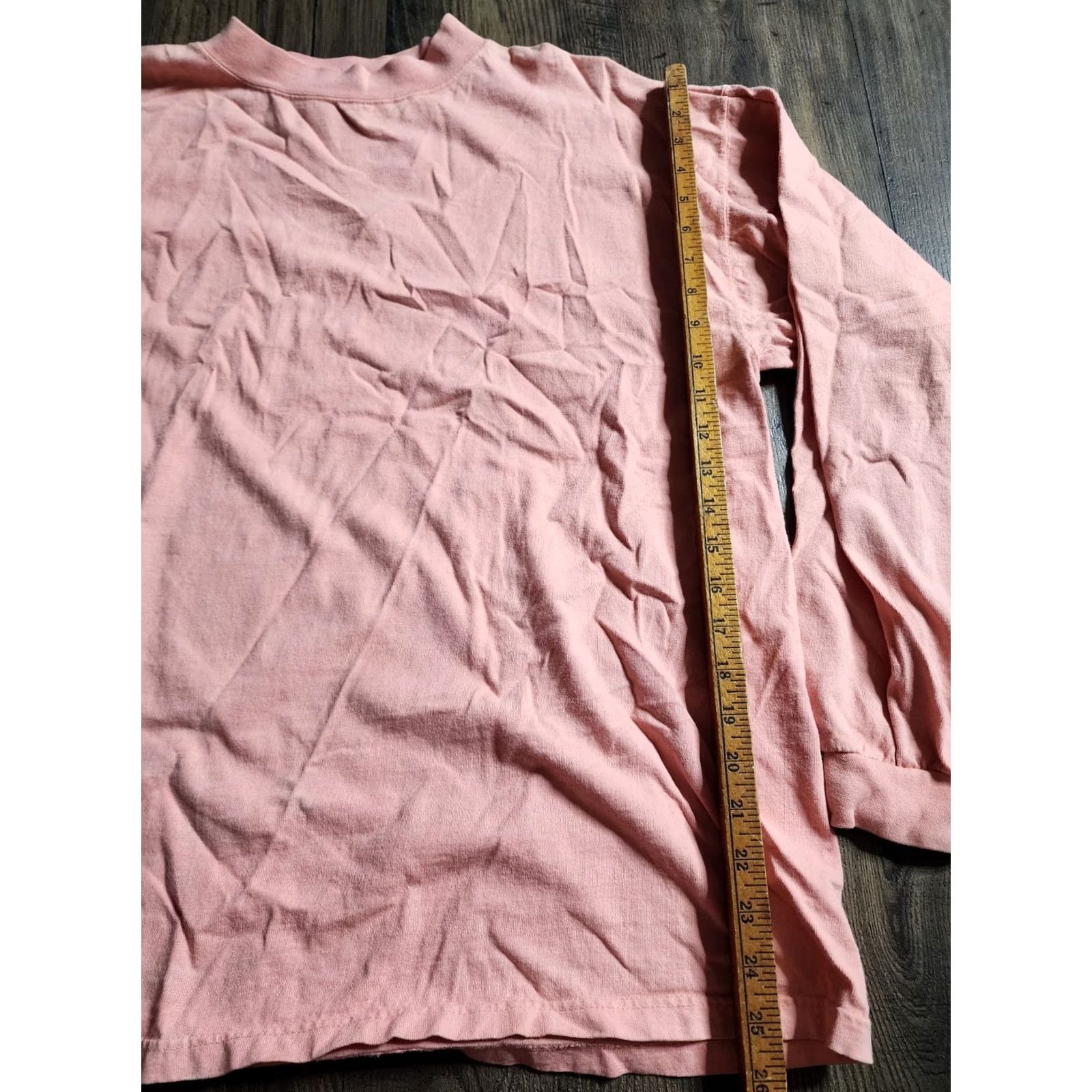 Vintage VINTAGE Pluma Shirt Mens L Heavyweight Long Sleeve Mockneck 90s T Shirt Distressed Cotton Orange, Preshrunk, Regular Fit, United States Men Size US L / EU 52-54 / 3 - 2 Thumbnail