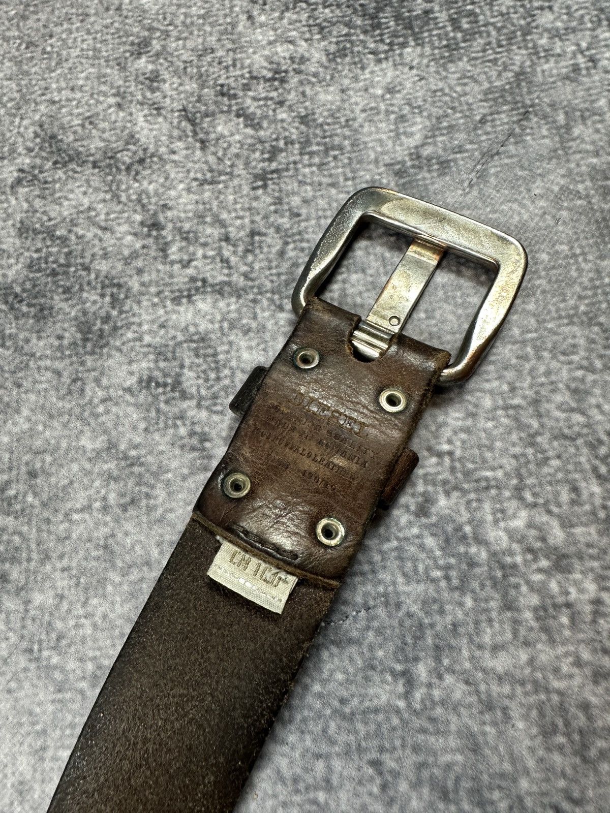 Diesel Y2K Vintage Diesel Logo Belts Leather Streetwear Style USA Size ONE SIZE - 3 Thumbnail