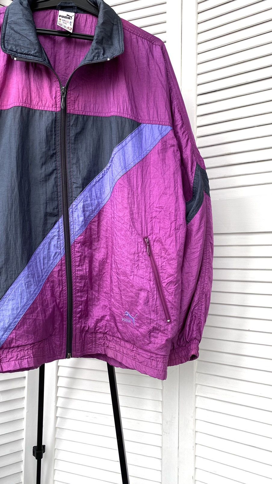 Puma × Vintage Vintage Puma Track Retro Jacket 90s 80s Size US L / EU 52-54 / 3 - 3 Thumbnail