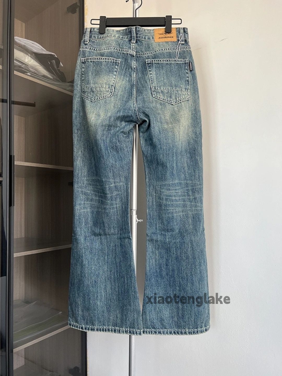 Designer × Jean × Vintage Unisex washed faded cleanfit yuppie bootcut jeans Size US 32 / EU 48 - 5 Thumbnail